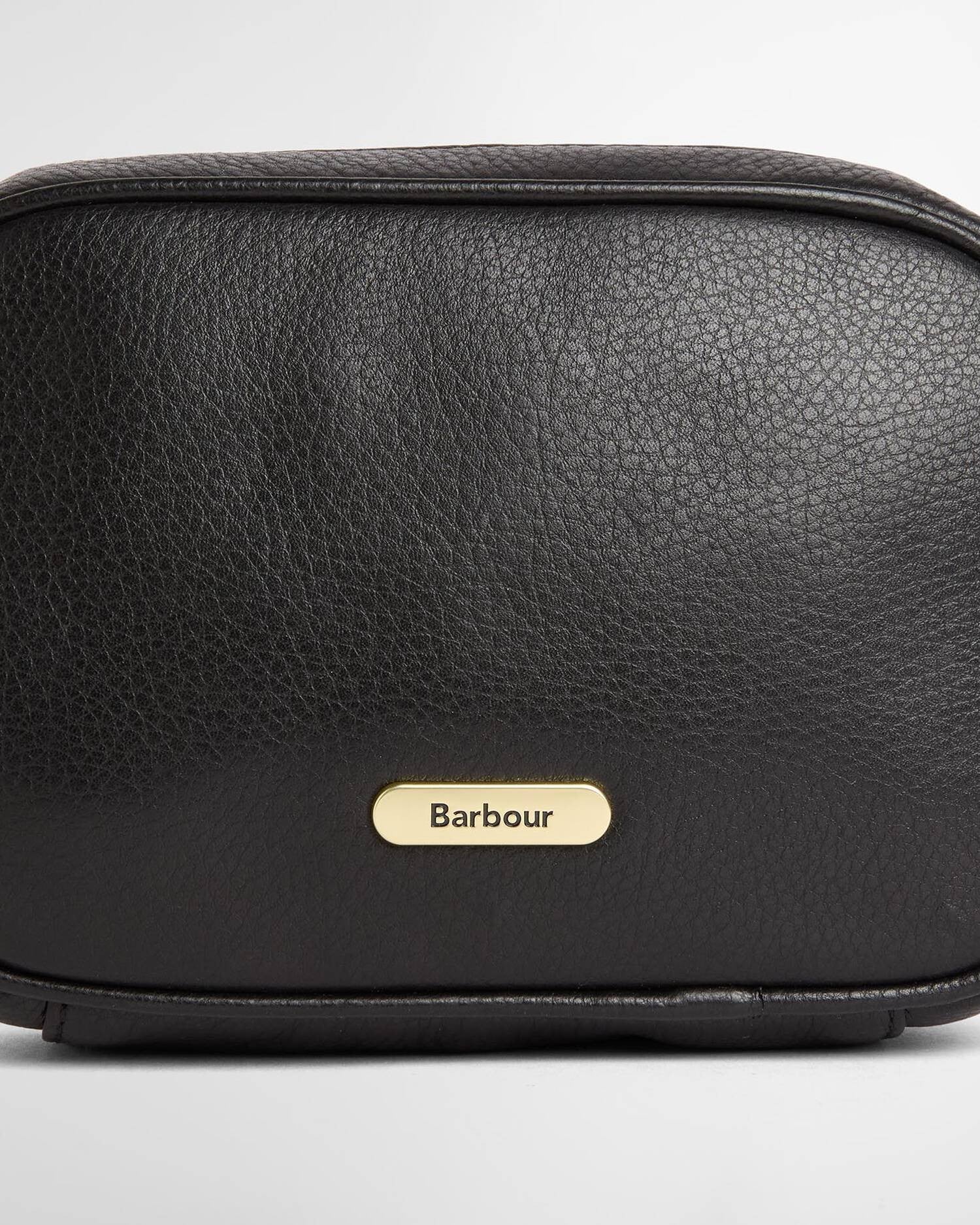 Barbour Daphne Leather Mini Crossbody Bag In Black LBA0546BK111