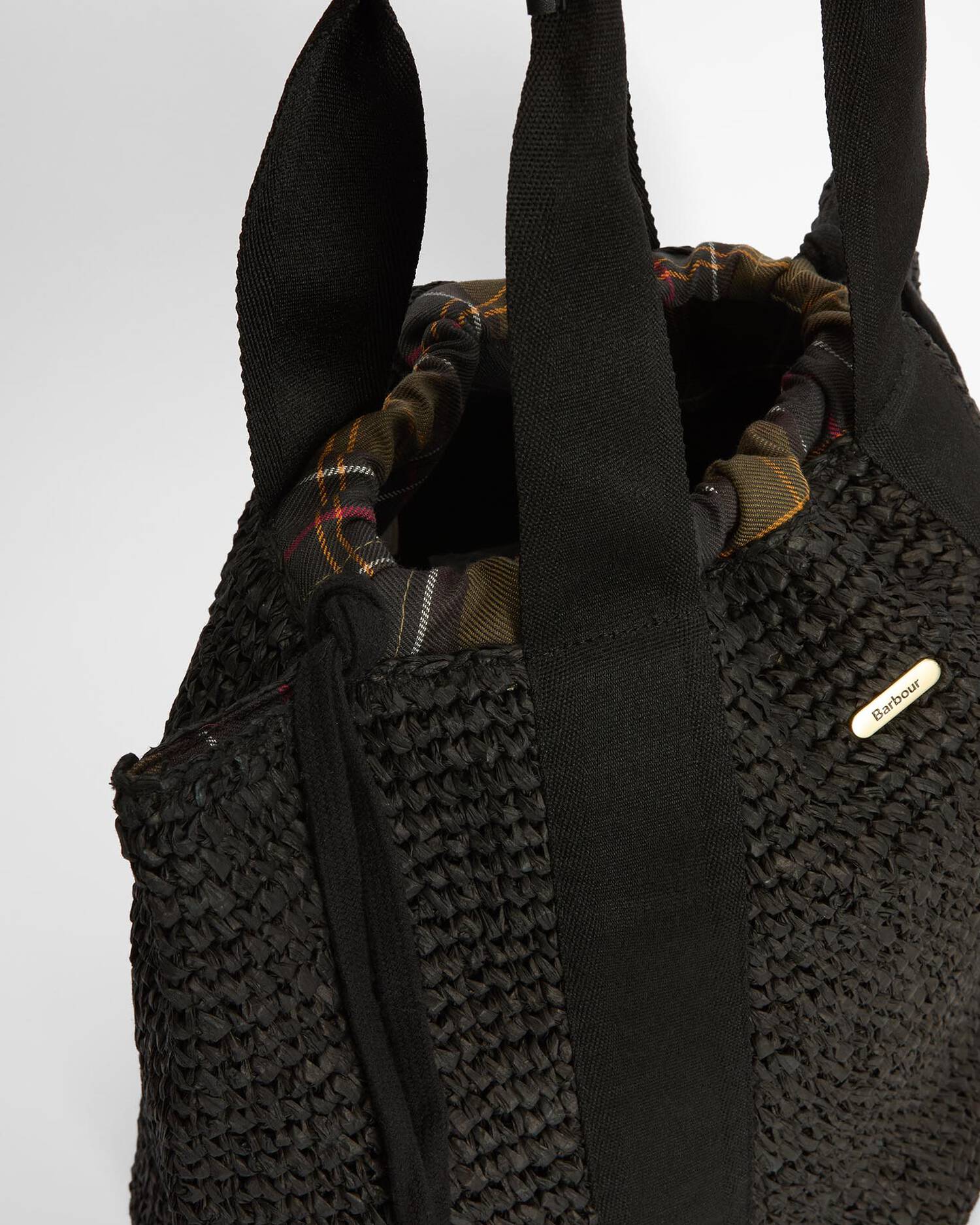 Barbour Lily Beach Tote In Black