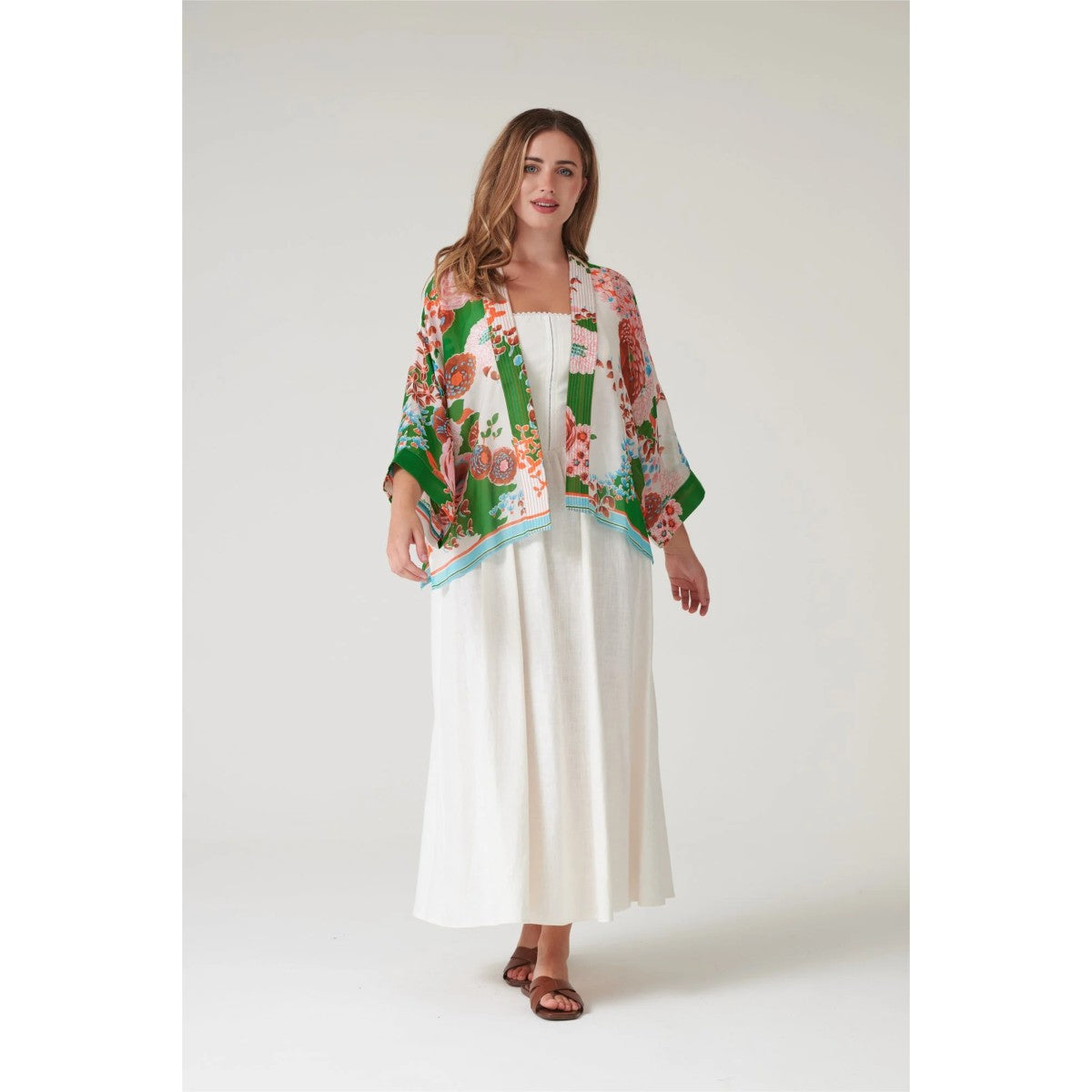 One Hundred Stars Kitsch Bouquet Kimono
