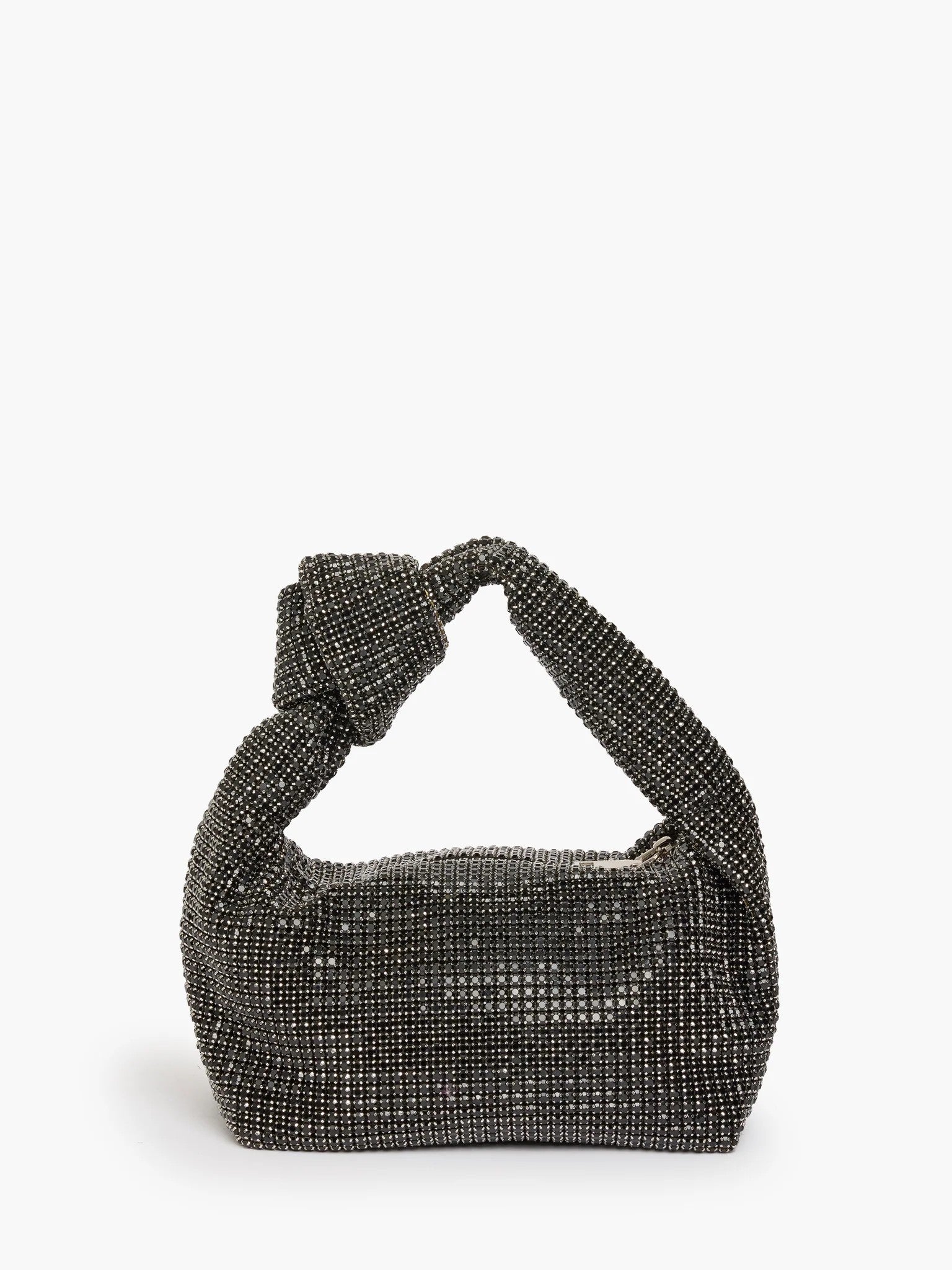 French Connection Knot Diamante Bag In Black SBZAU