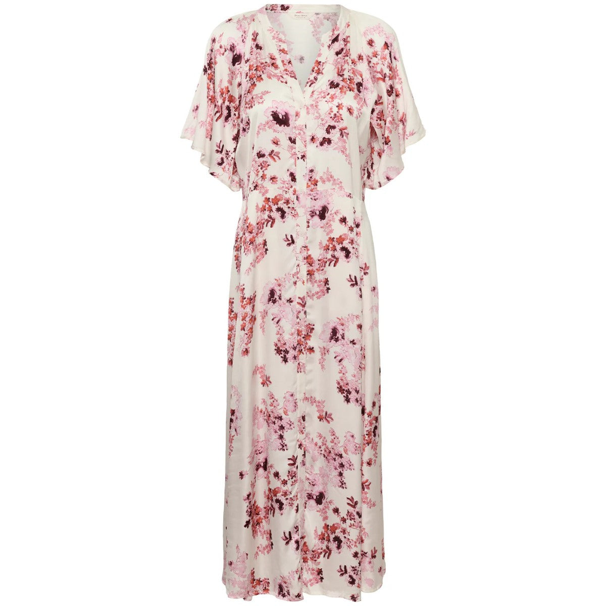 Part Two Alaja Floral Maxi Dress In Pink Shadow Flower Print