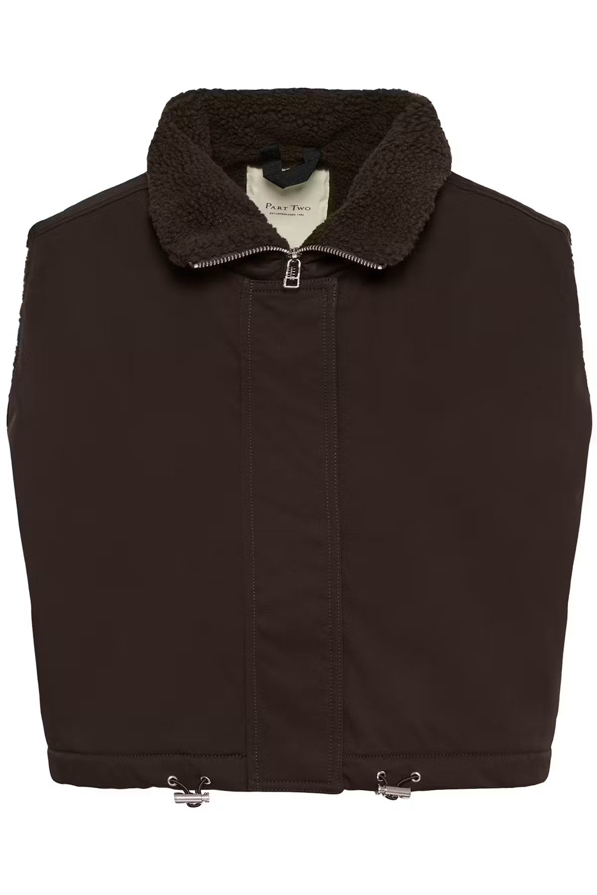 Part Two Cathlin Waistcoat In Mole 30310745