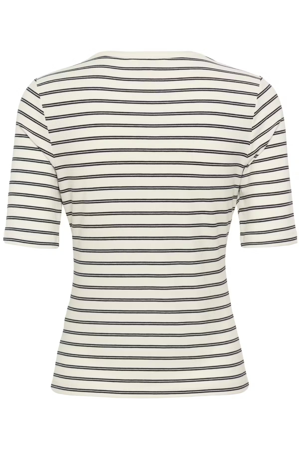 Part Two Angelina Stripe T-Shirt In Black Stripe