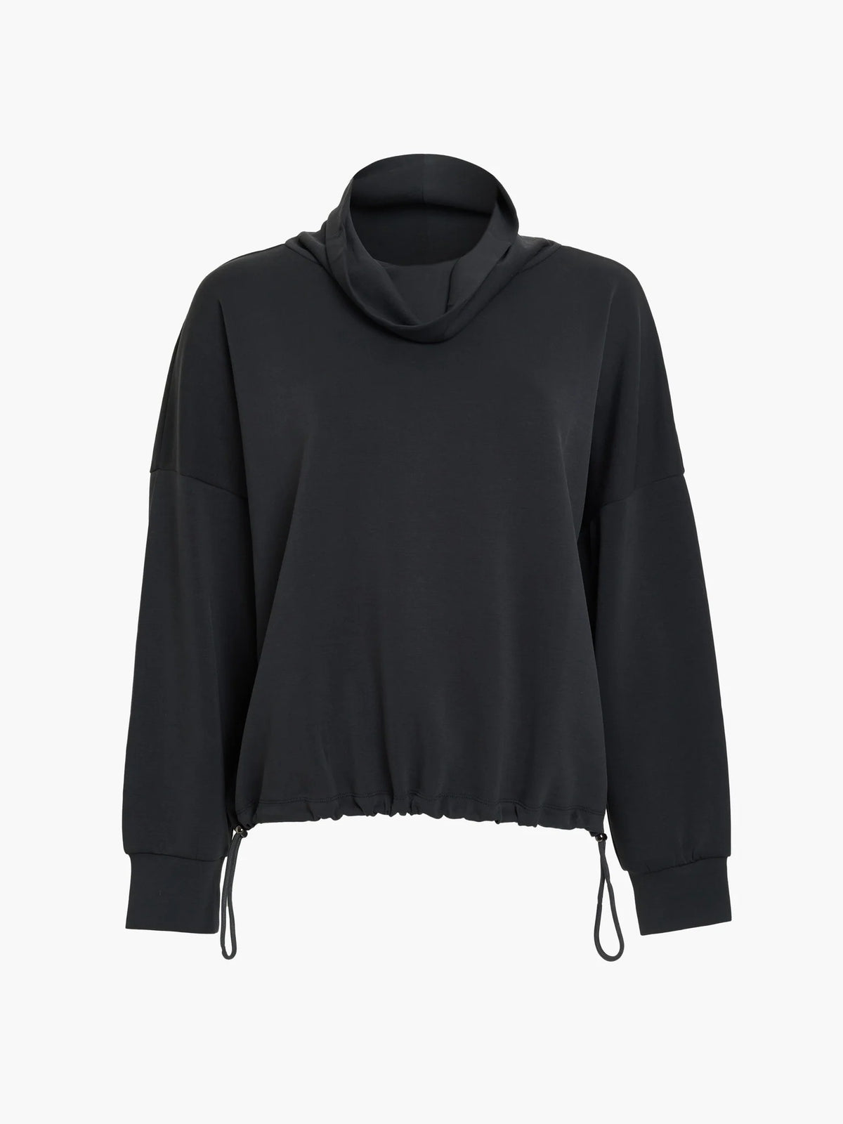 French Connection Wren Turtleneck Sweat In Graphite Grey 77-W26-0002