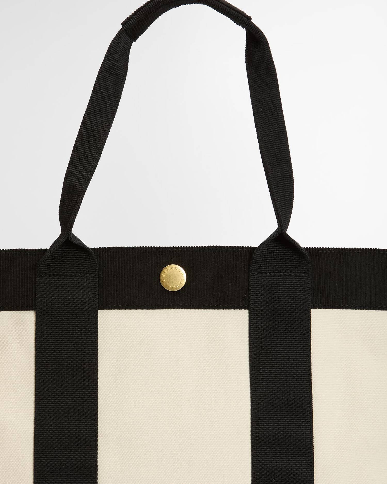 Barbour Selena Large Tote Bag In Ecru