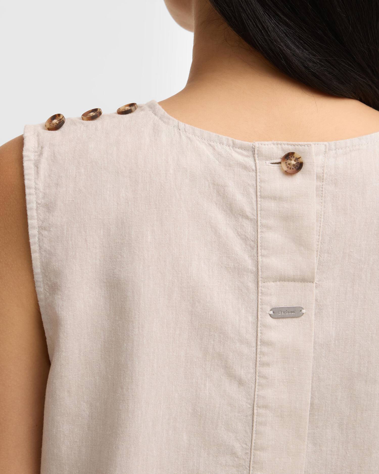 Barbour Josie Sleeveless Blouse In Mist
