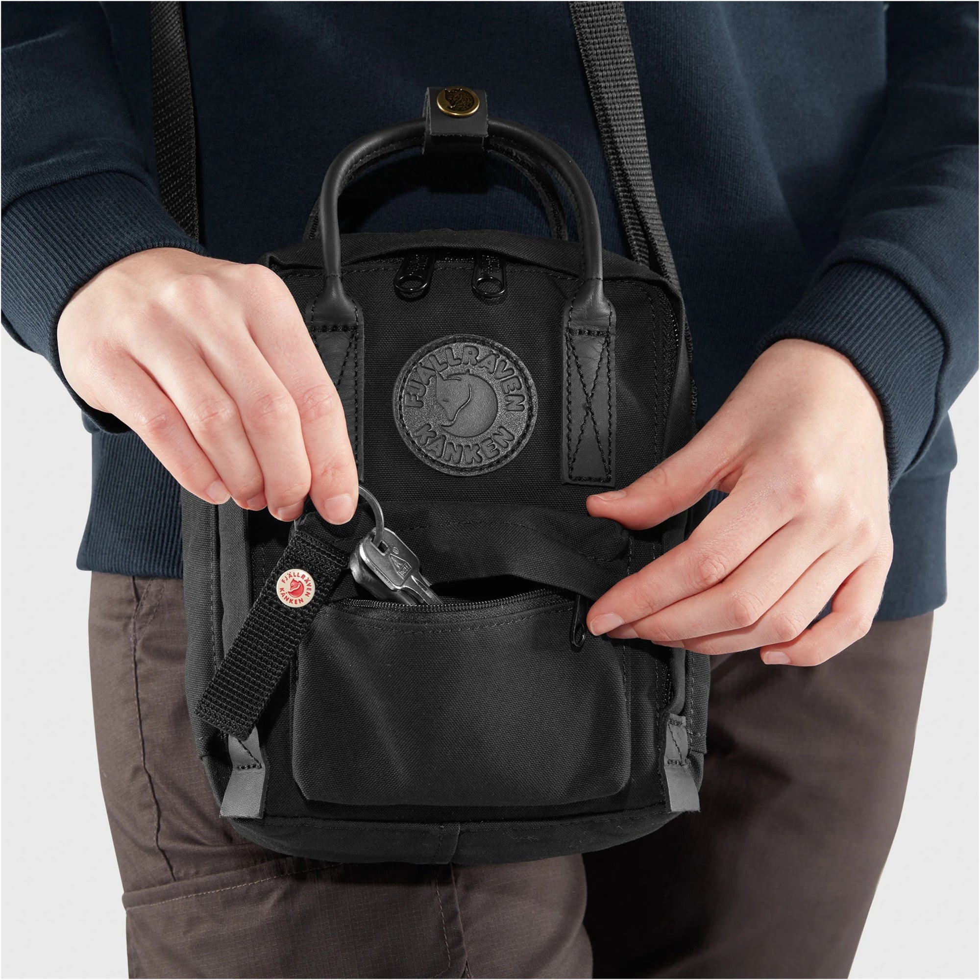 Fjällräven Kanken No.2 Sling Shoulder Bag Black