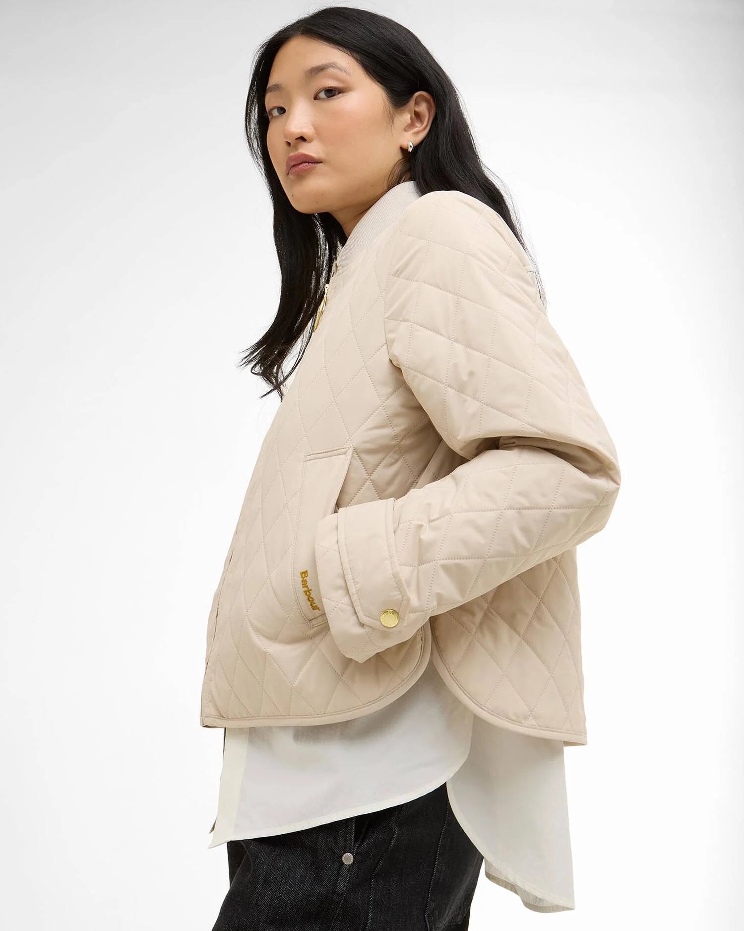 Barbour Whillan Quilted Jacket In Jasmine