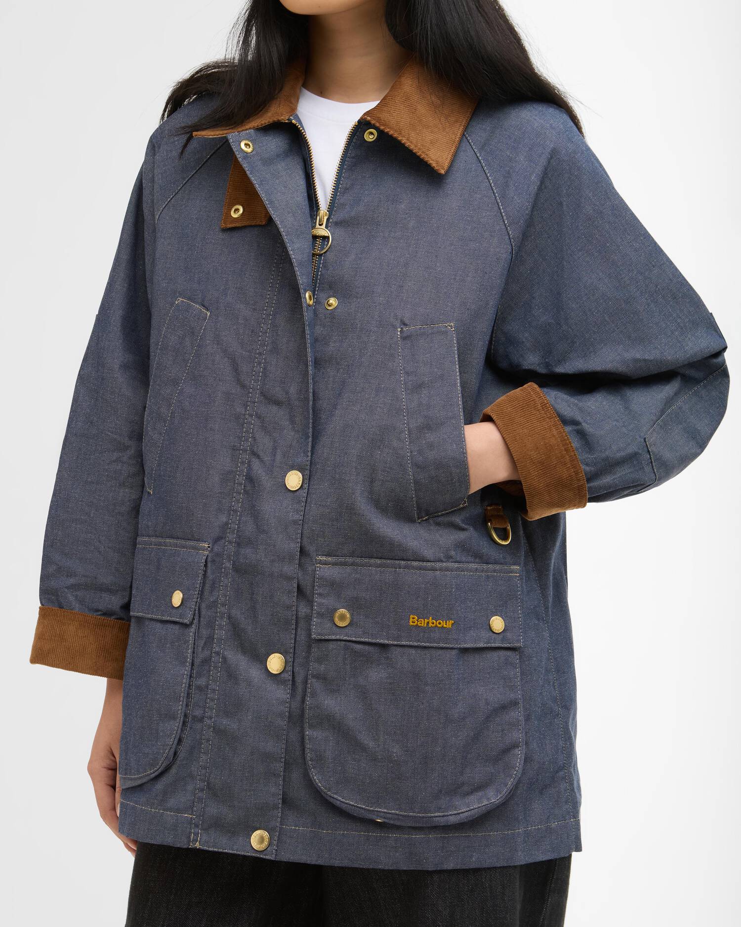 Barbour Asker Casual Jacket in Indigo