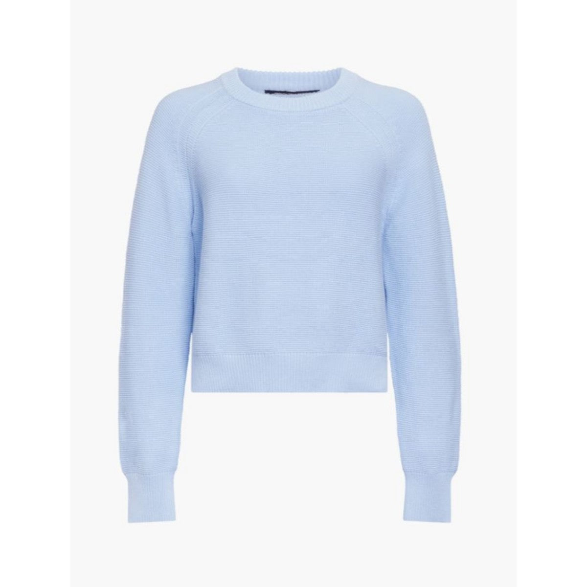 French Connection Lily Mozart Round Neck Jumper In Arctic Blue