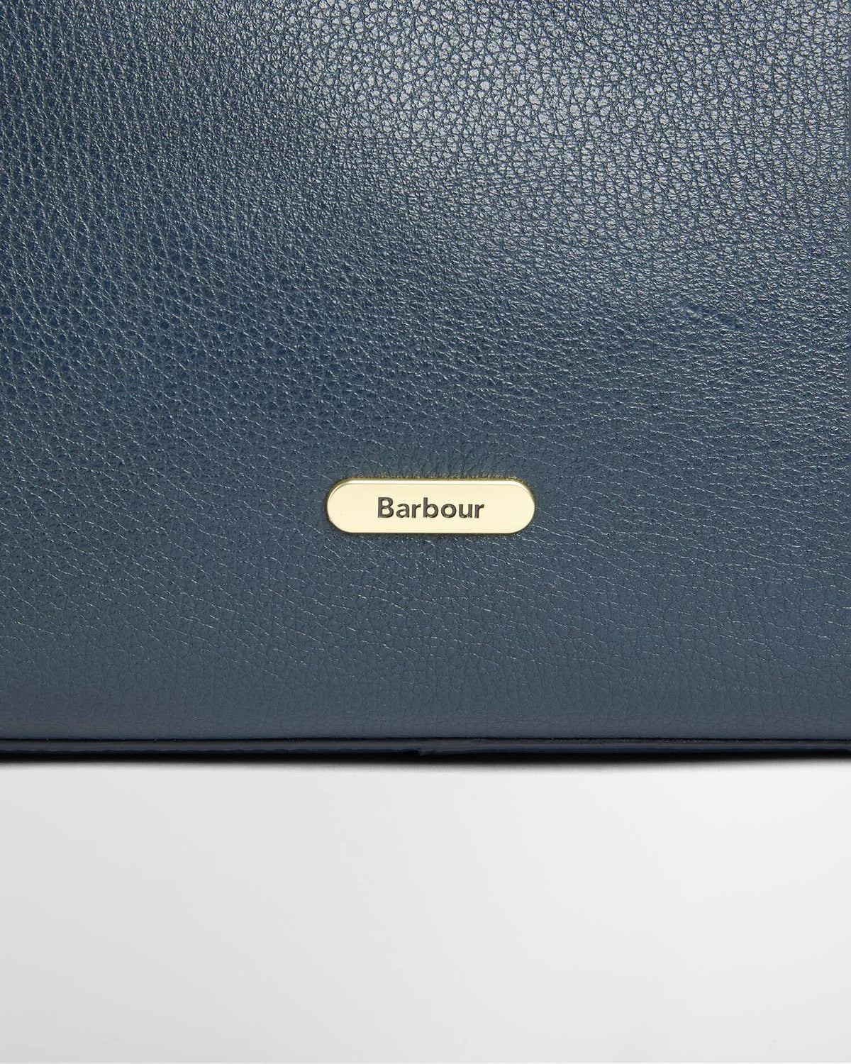 Barbour Alder Large Leather Tote Bag In Navy  LBA0548NY711