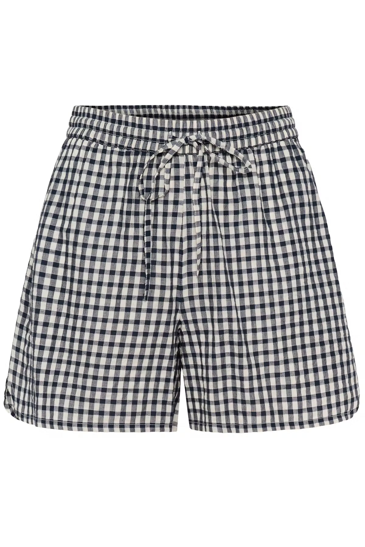 Part Two Bigi Gingham Shorts In Blue Check