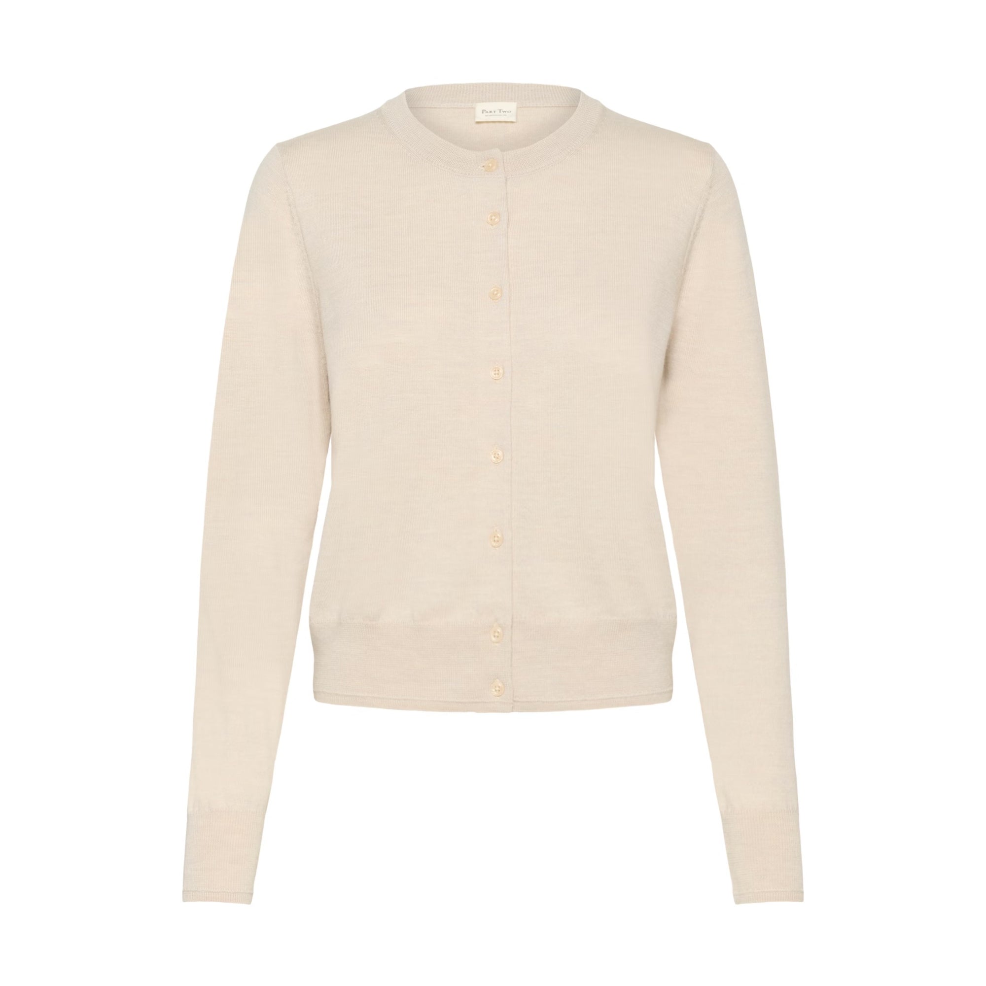 Part Two NoelaniPW Cardigan Natural Melange 30309793