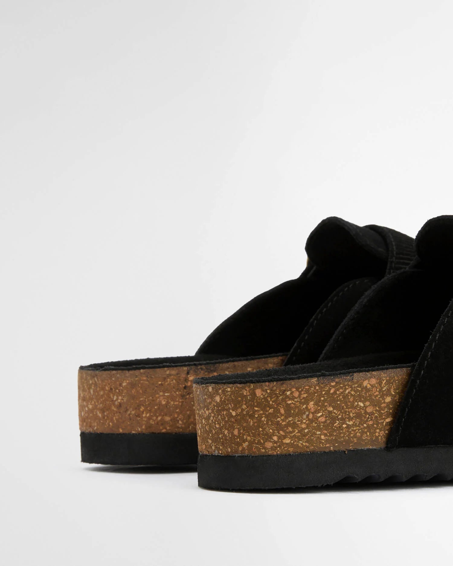 Barbour Kyra Suede Mule In Black