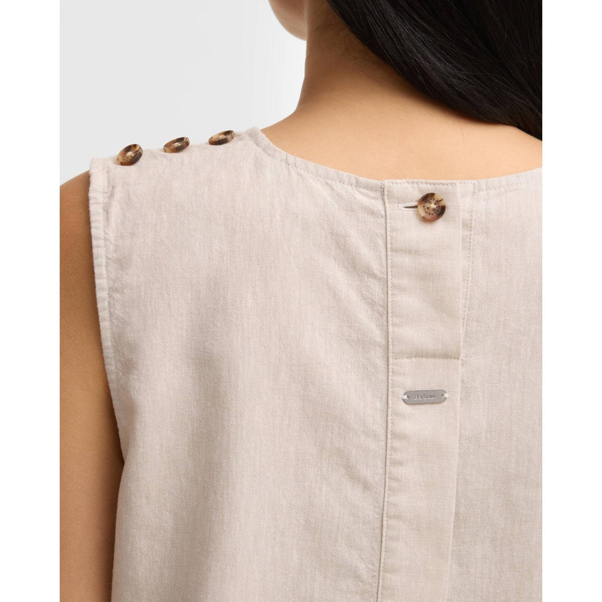 Barbour Josie Sleeveless Blouse In Mist