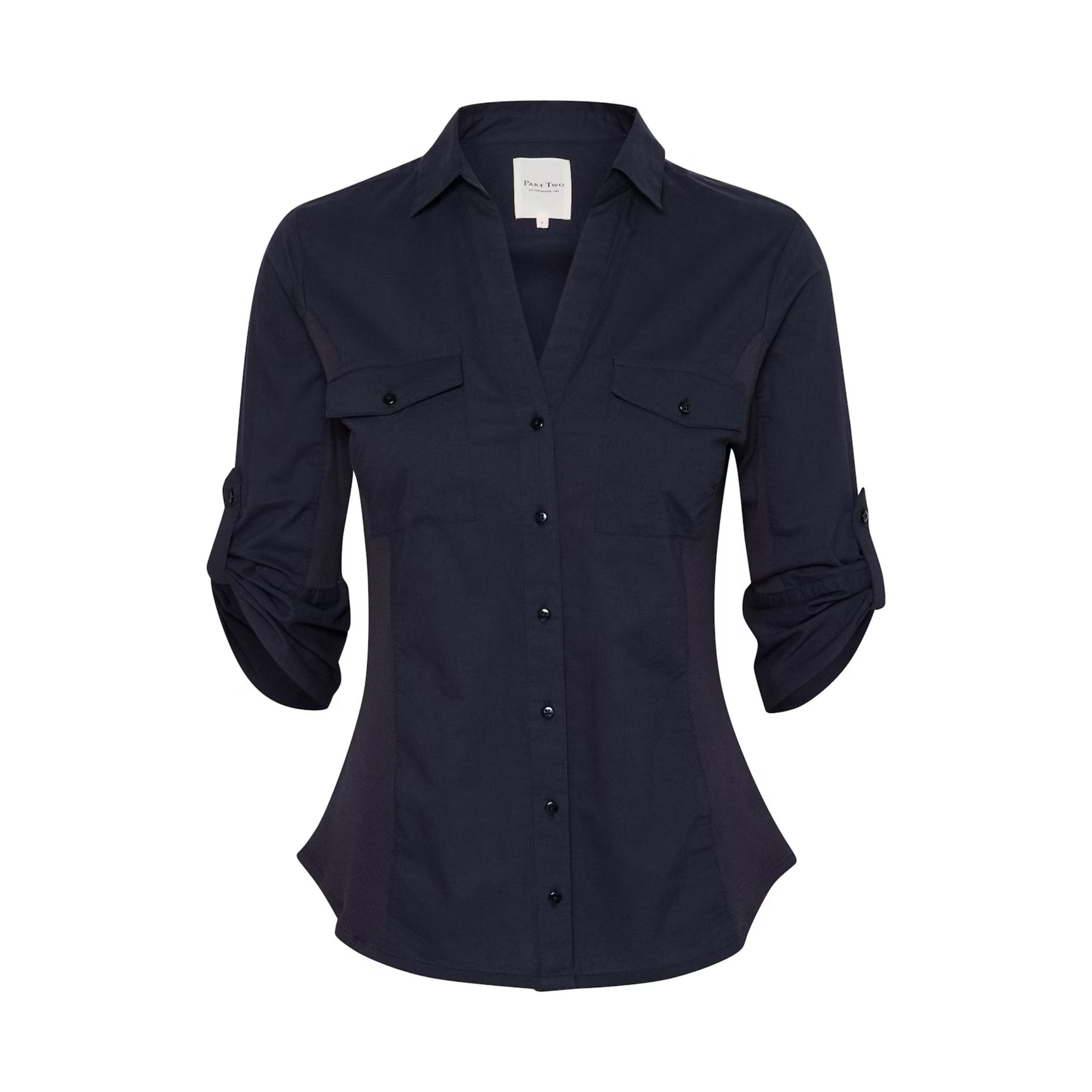 part-two-cortnia-shirt-dark-navy-front