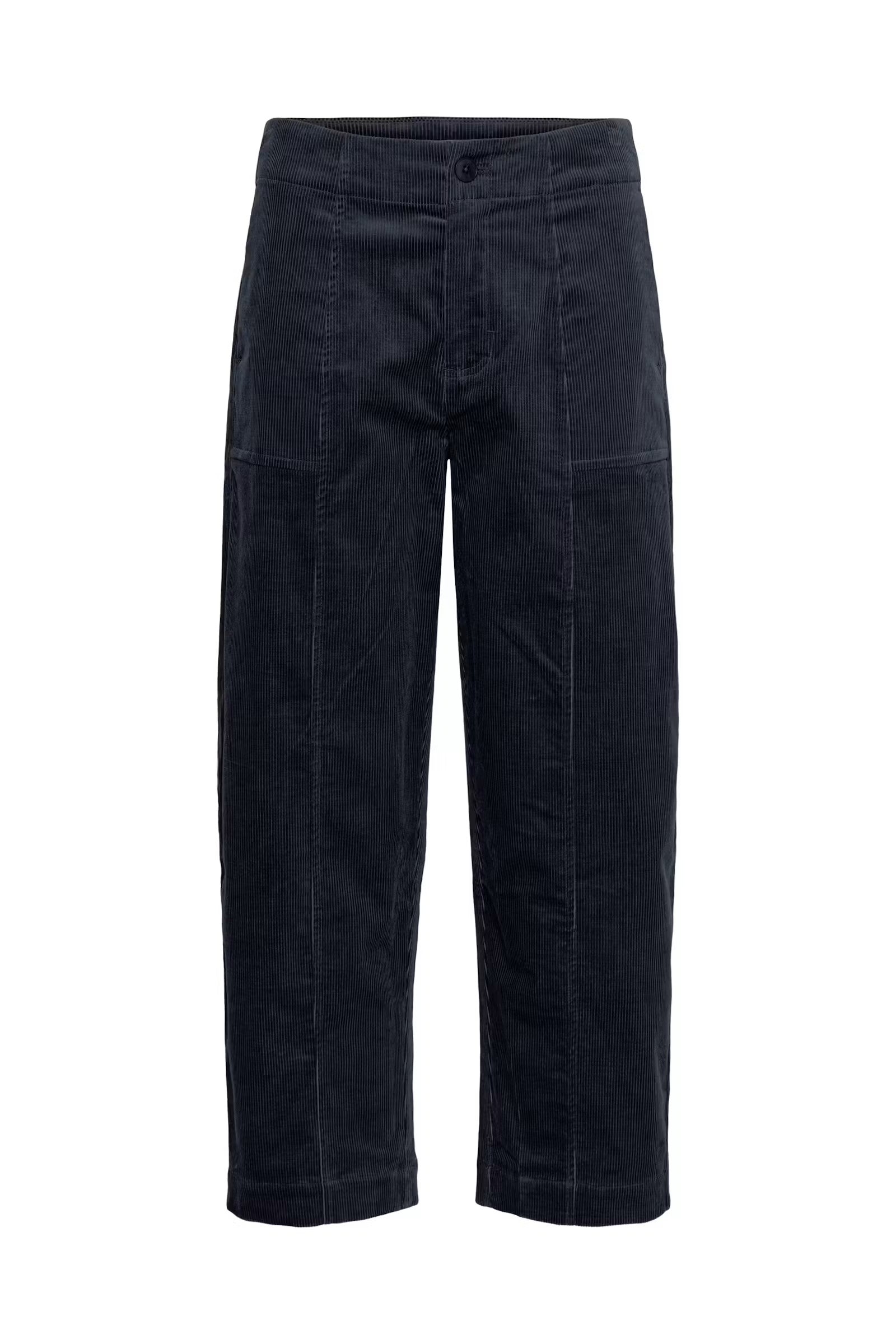 Part Two Netta Corduroy Trousers In Dark Navy 30310895