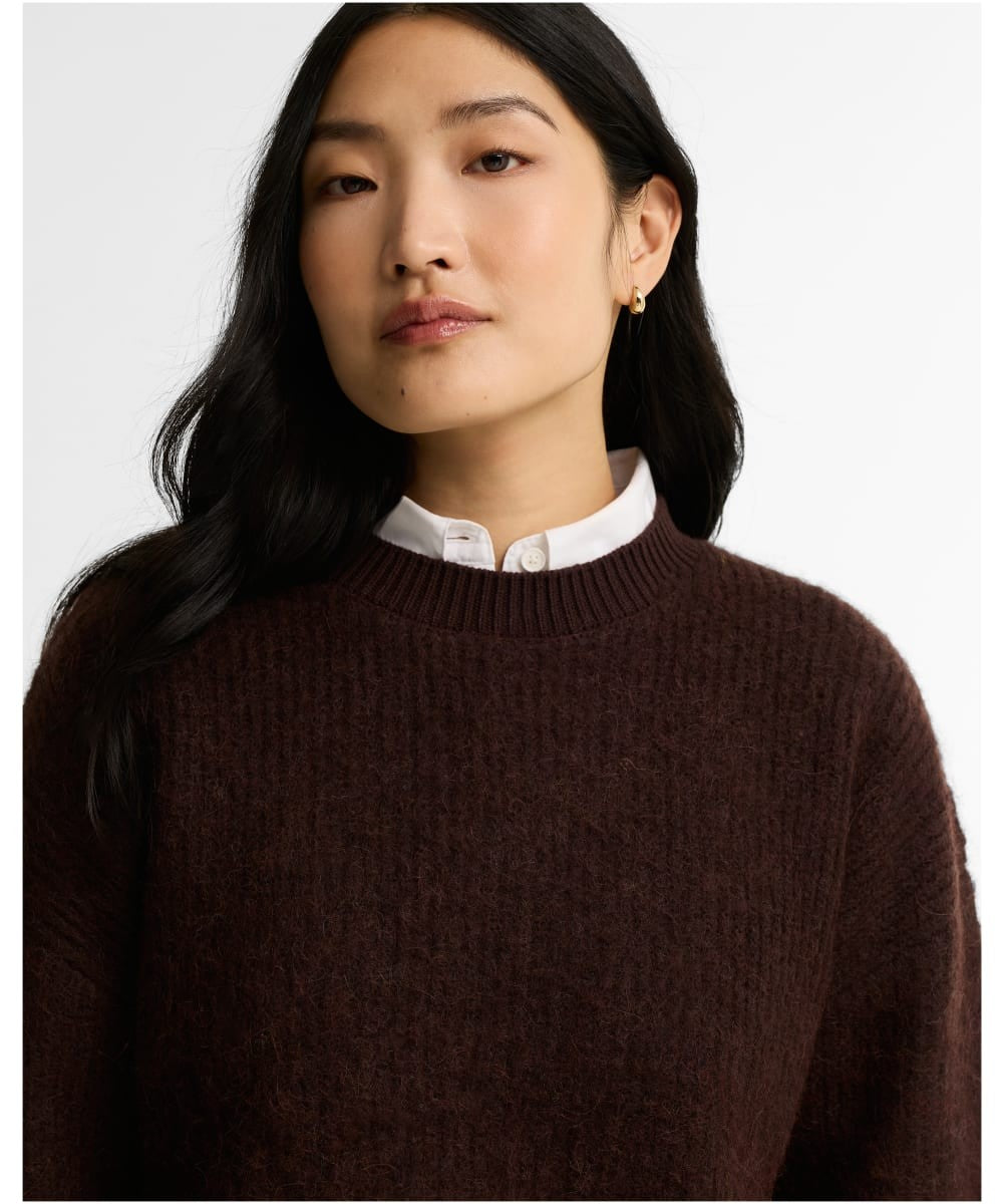 Barbour Tanfield Knitted Jumper in Rustic LKN1796RU51