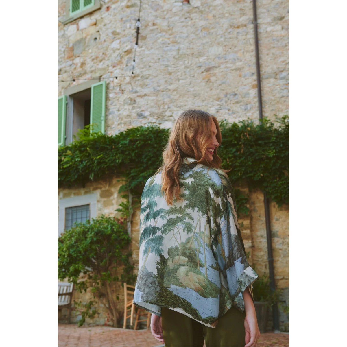 One Hundred Stars Rivers &amp; Trees Kimono