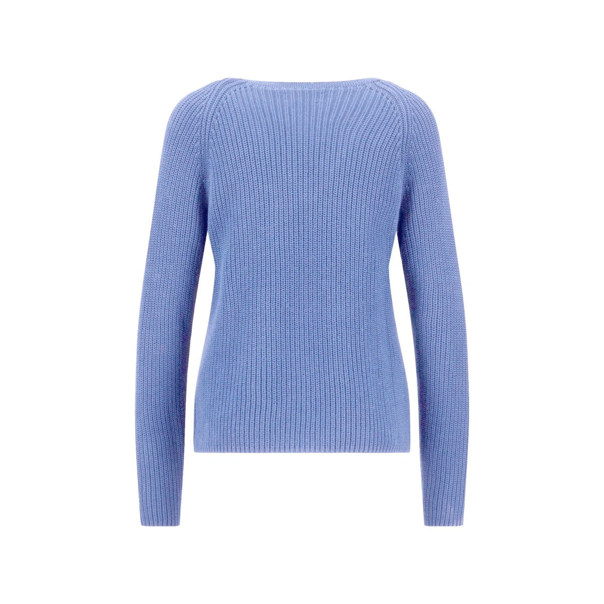 Fynch-Hatton V-Neck Cotton Knit In Cornflower Blue