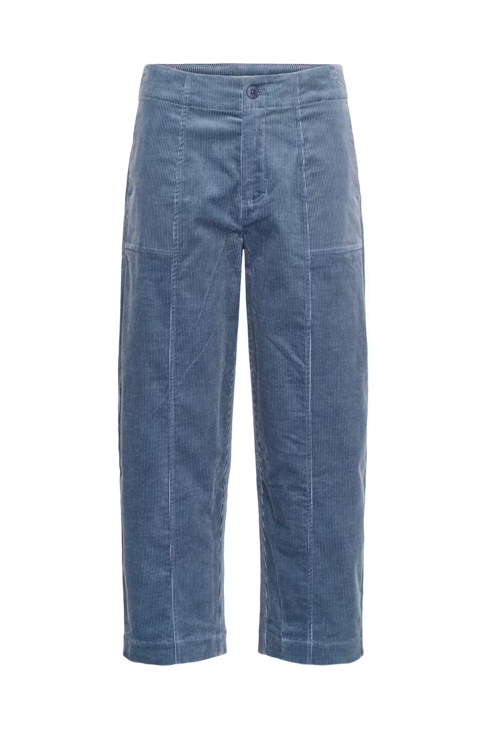 Part Two Netta Corduroy Trousers In Flint Stone 30310895