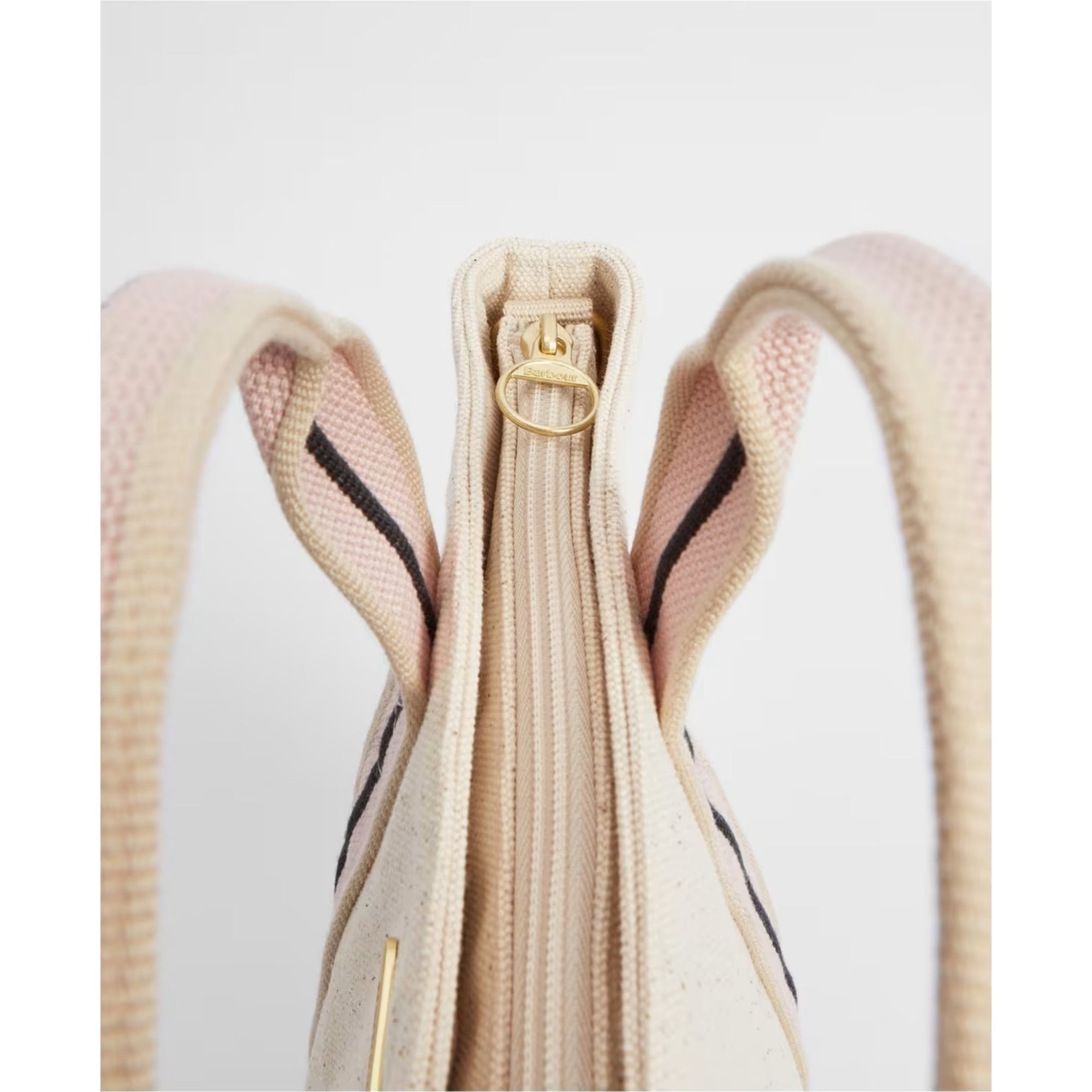 Barbour Mini Madison Beach Tote Bag in Ecru LBA0469