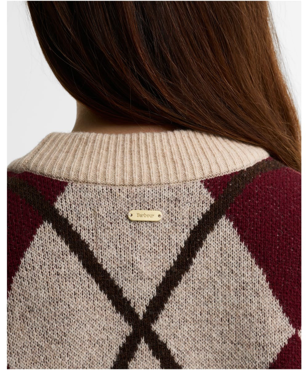 Barbour Harleigh Knitted Cardigan In Multi LKN1842MI11
