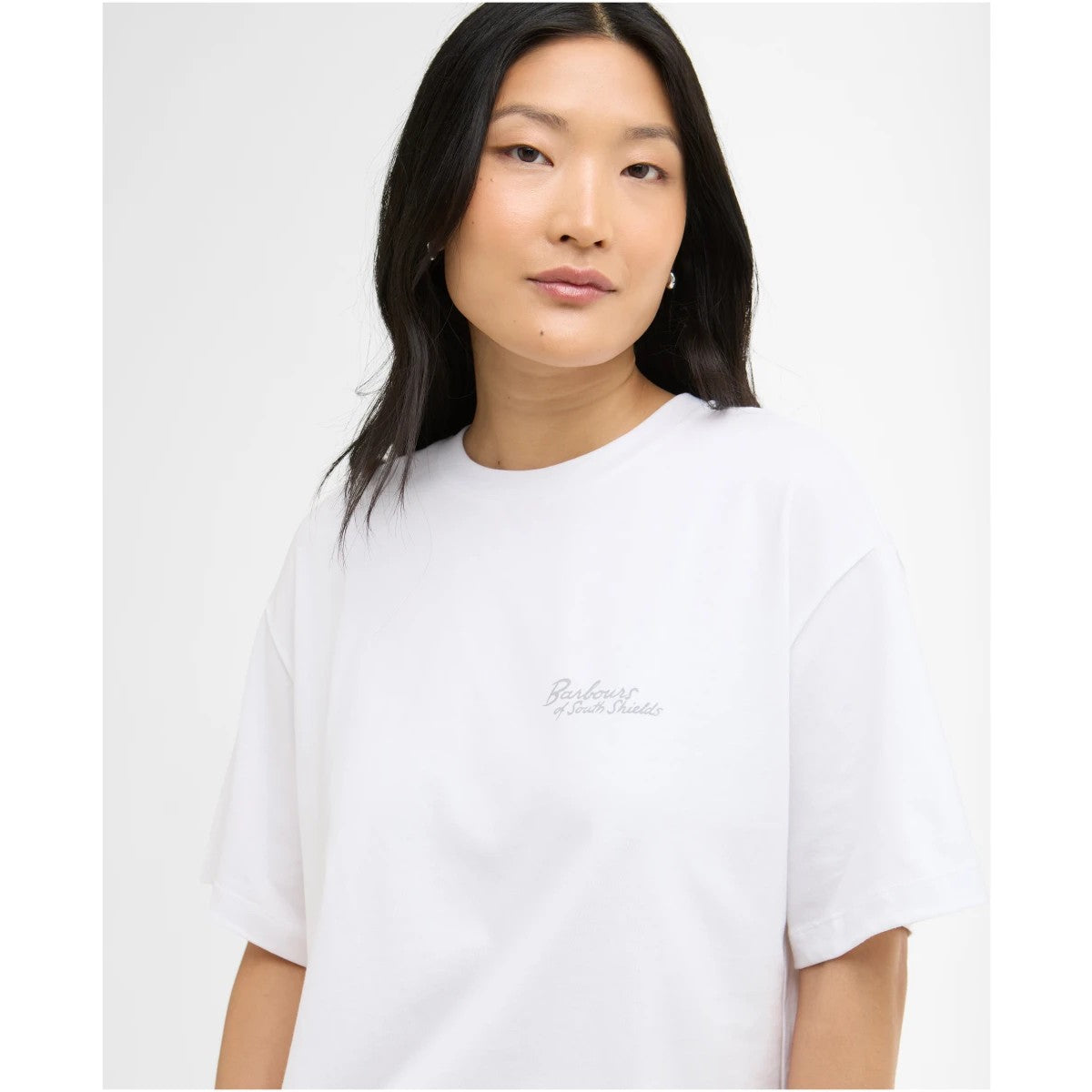 Barbour Kirby Cotton T-Shirt In White