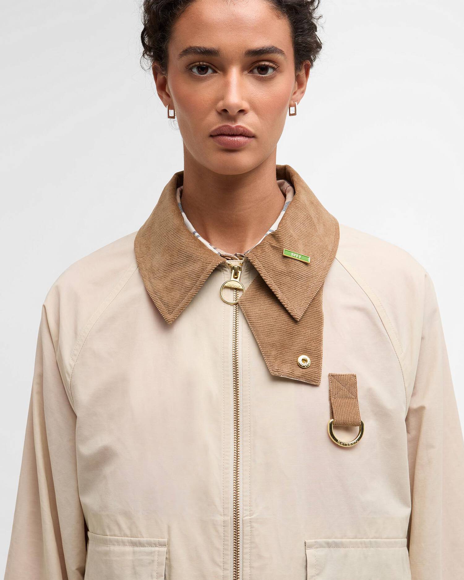 Barbour Icons Spey Showerproof Jacket In Jasmine/Dress