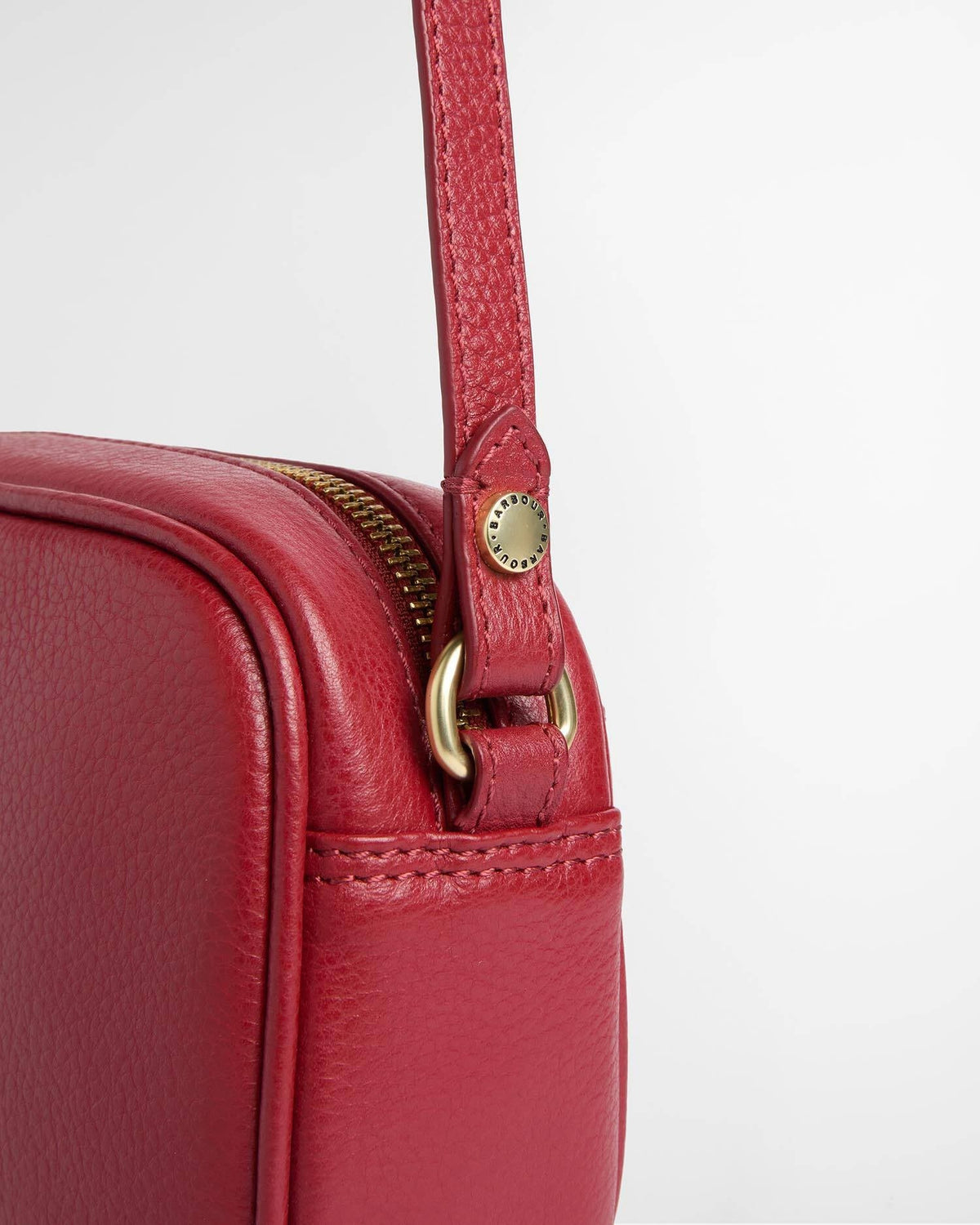 Barbour Daphne Leather Mini Crossbody Bag In Red LBA0546RE911