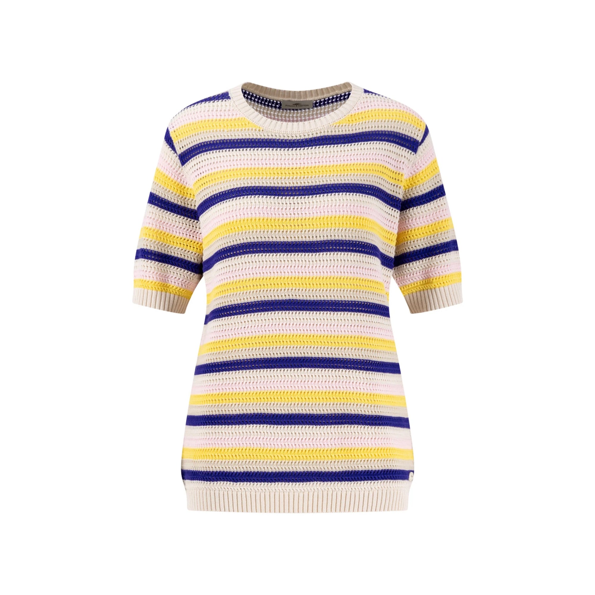 Fynch-Hatton Knitted Cotton Sweater in Milk 25047120