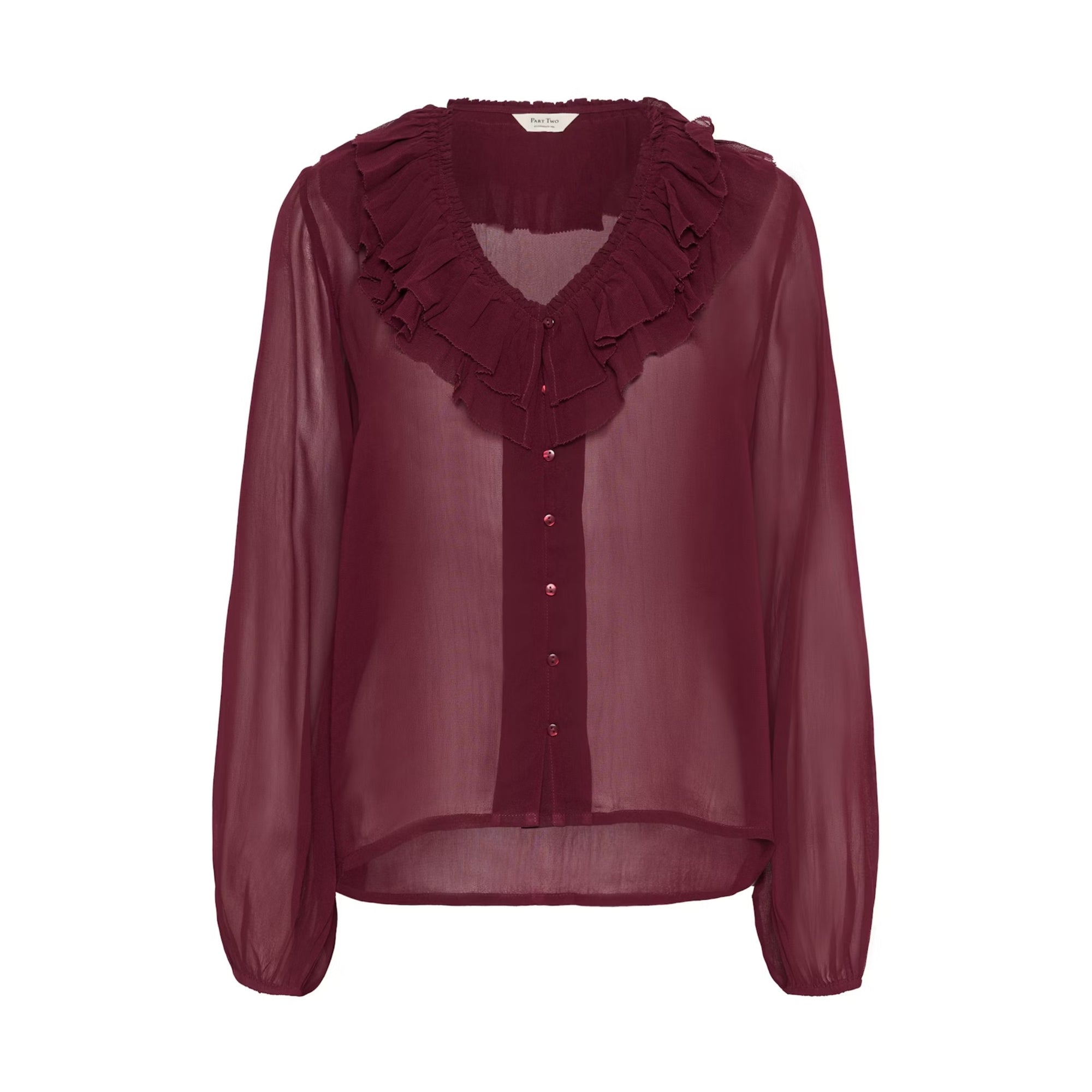 Part Two SanazPW Blouse - Tawny Port
