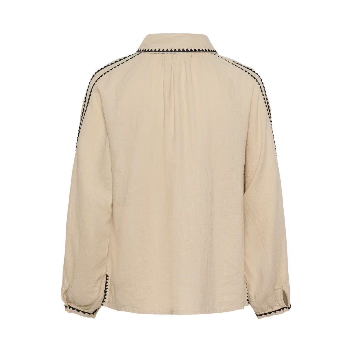 Part Two Aimy Embroidered Blouse In Oatmeal