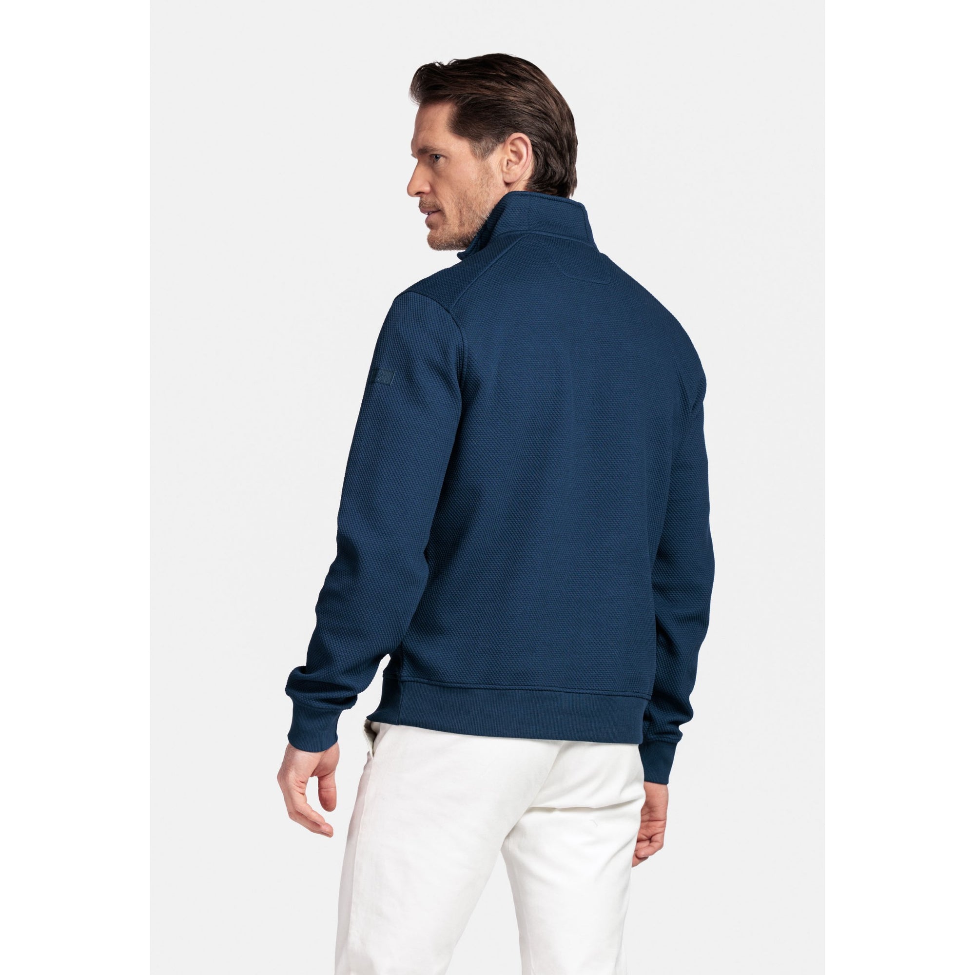 Baileys 1/4 Zip Sweater in Navy 613133