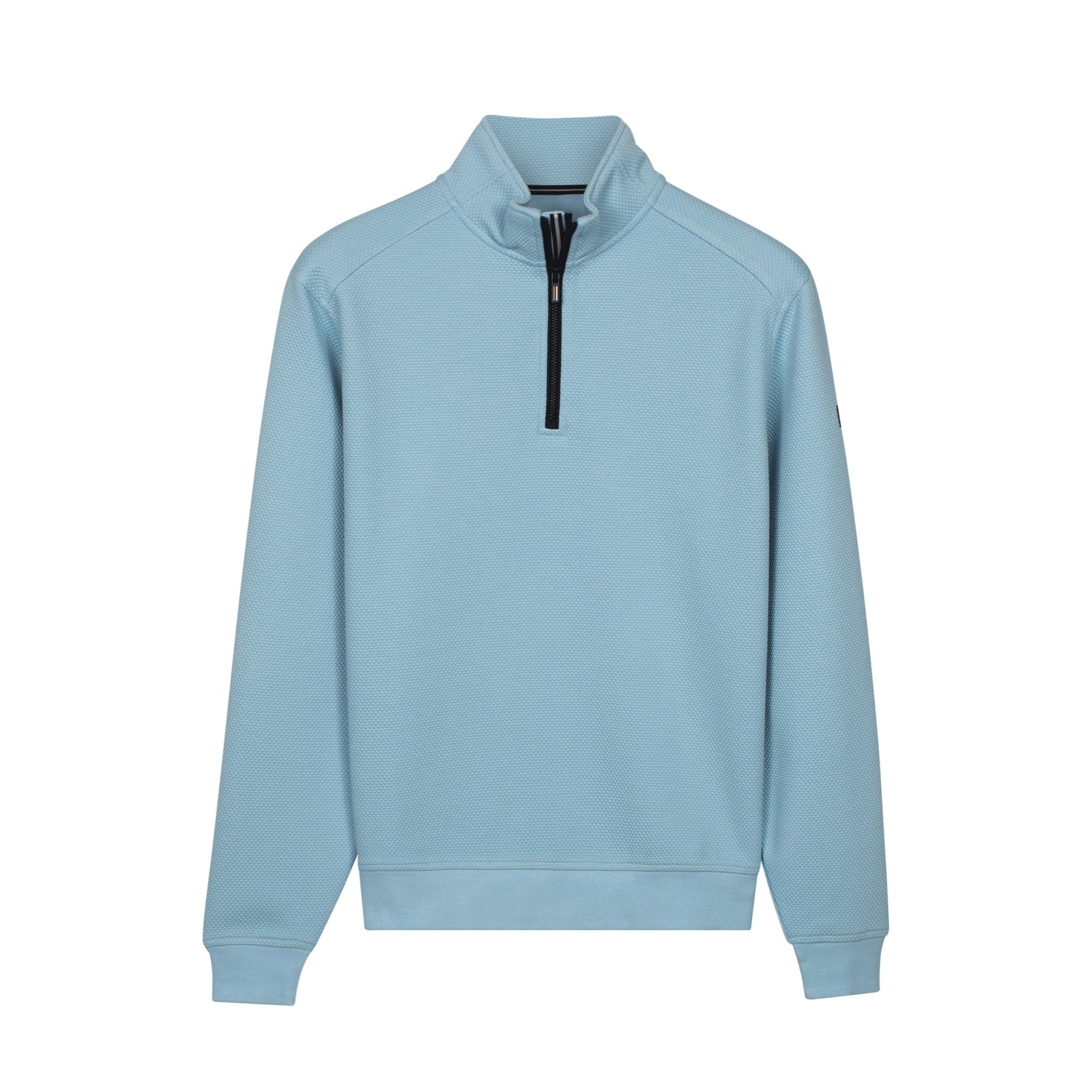 Baileys 1/4 Zip Sweater in Sky Blue 613133