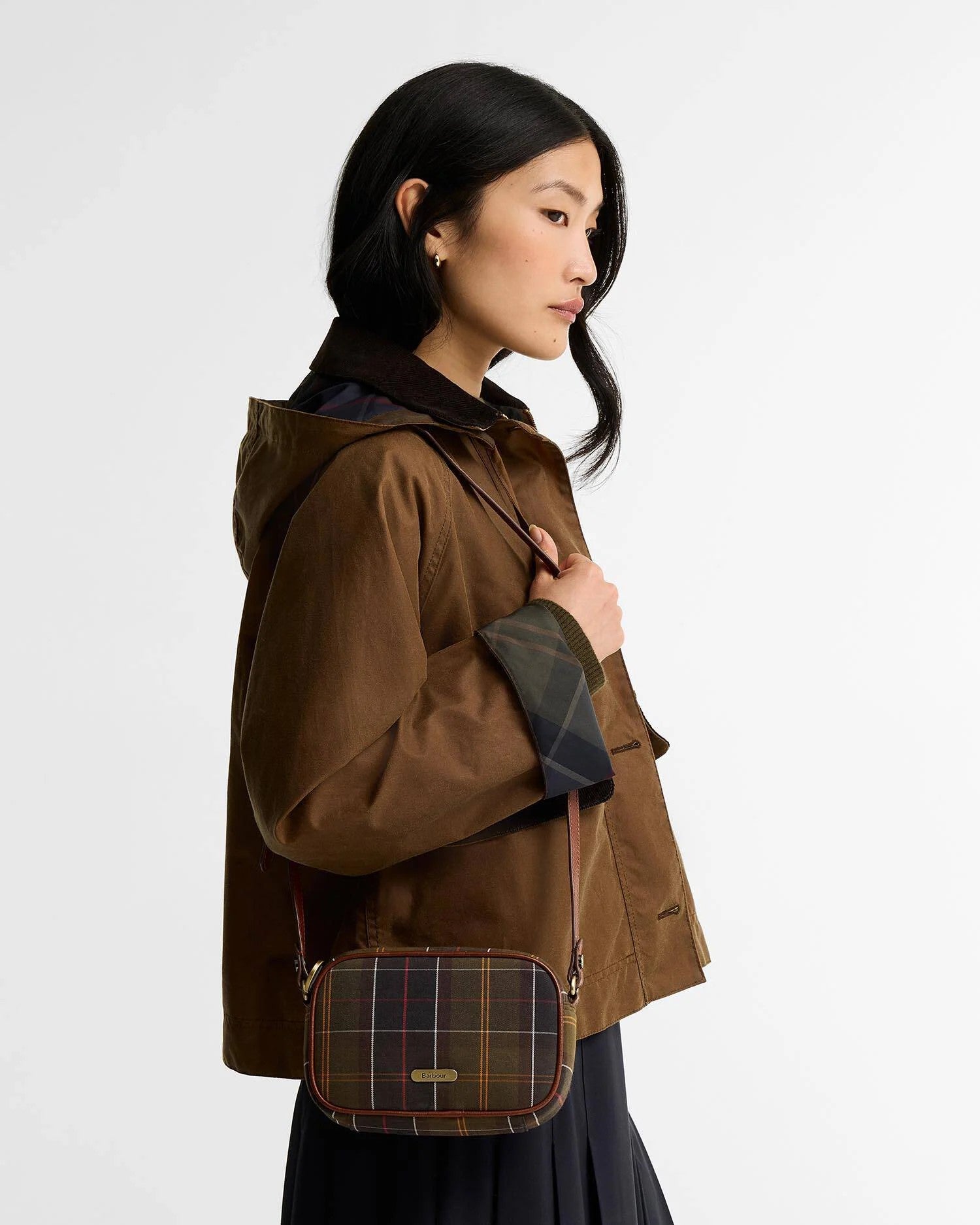 Barbour Daphne Mini Tartan Crossbody Bag In Classic Tartan LBA0561TN111