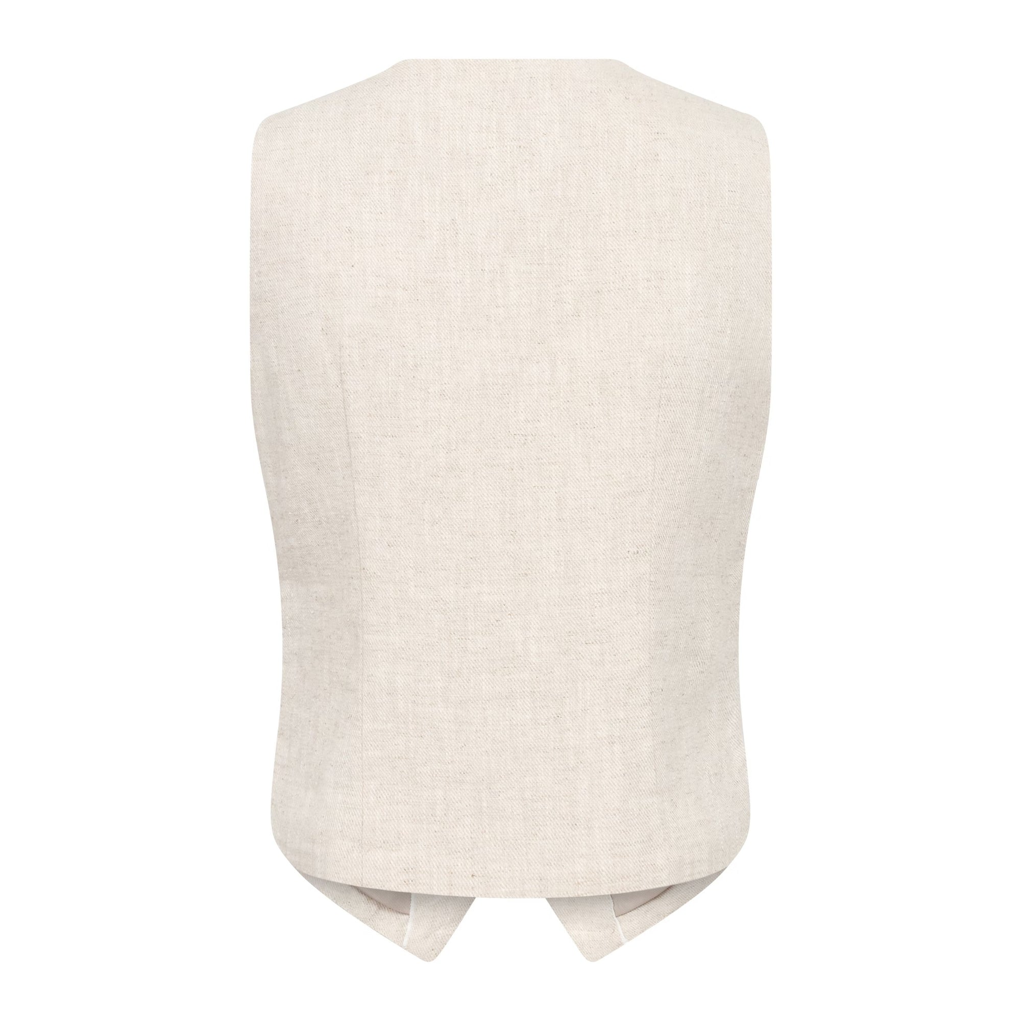 Part Two NadhiaPW Waistcoat in French Oak Melange 30309387