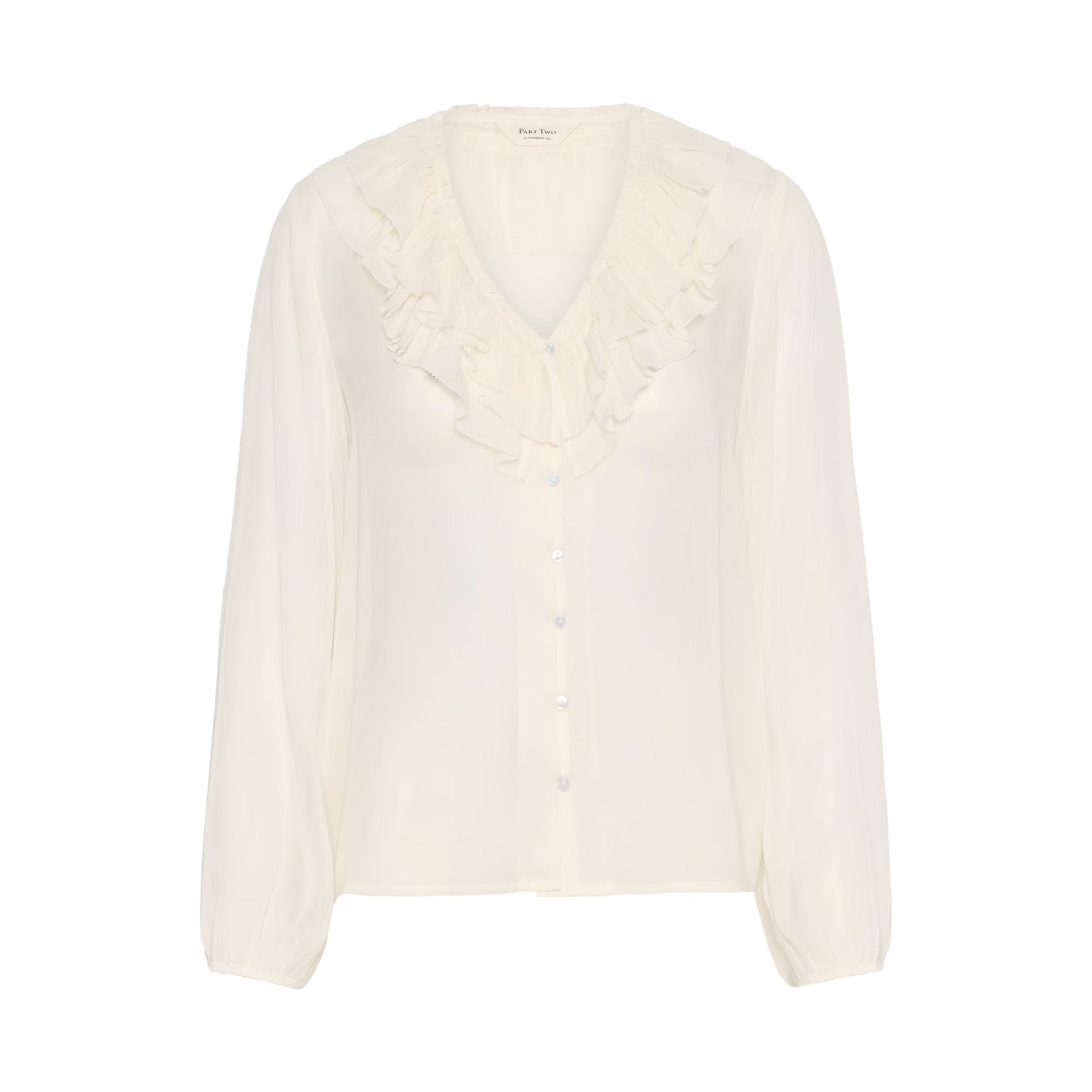 Part Two SanazPW Blouse - Eggnog