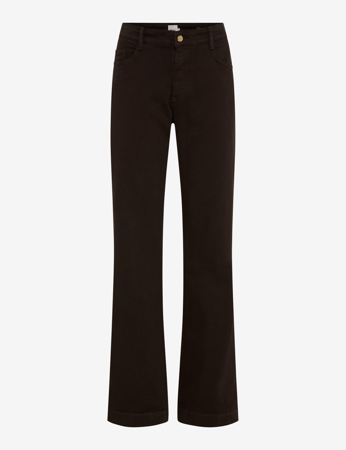 Brax Maine Wide-Leg Jeans in Dark Brown Denim 09-7173