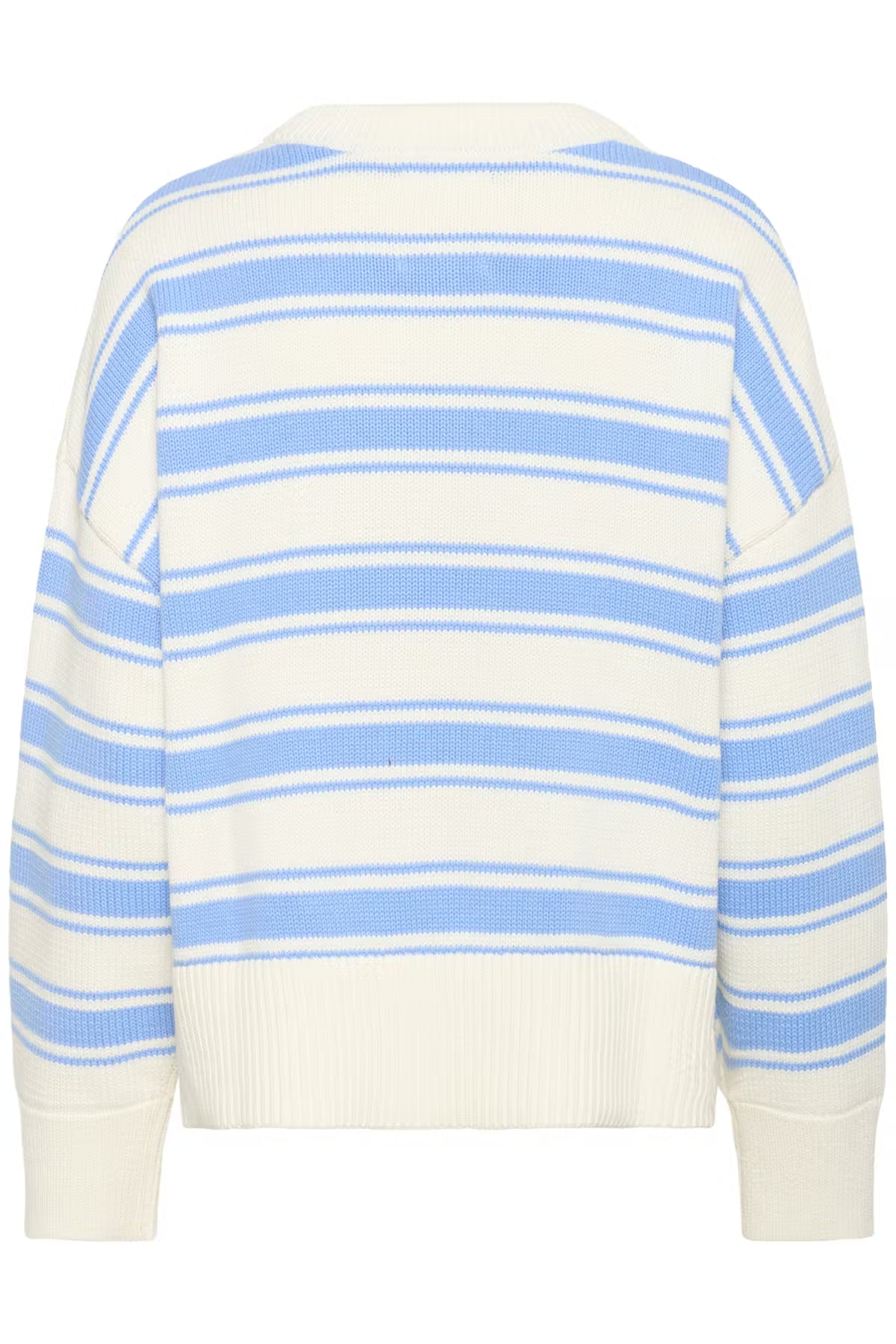 Part Two Serafine Jumper In Hydrangea Trio Stripe