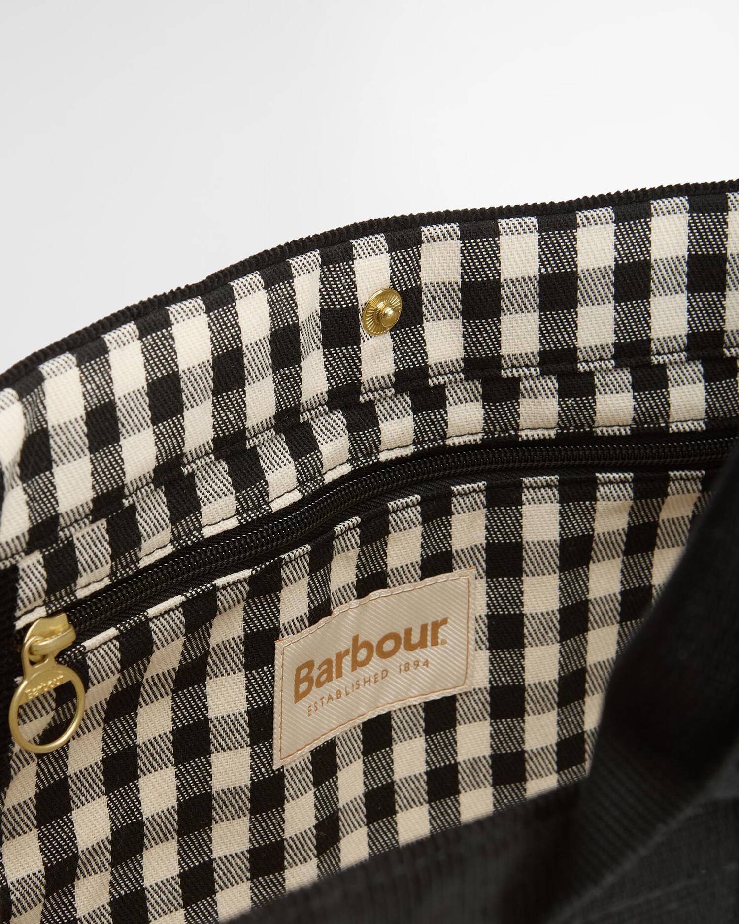 Barbour Selena Large Tote Bag In Ecru