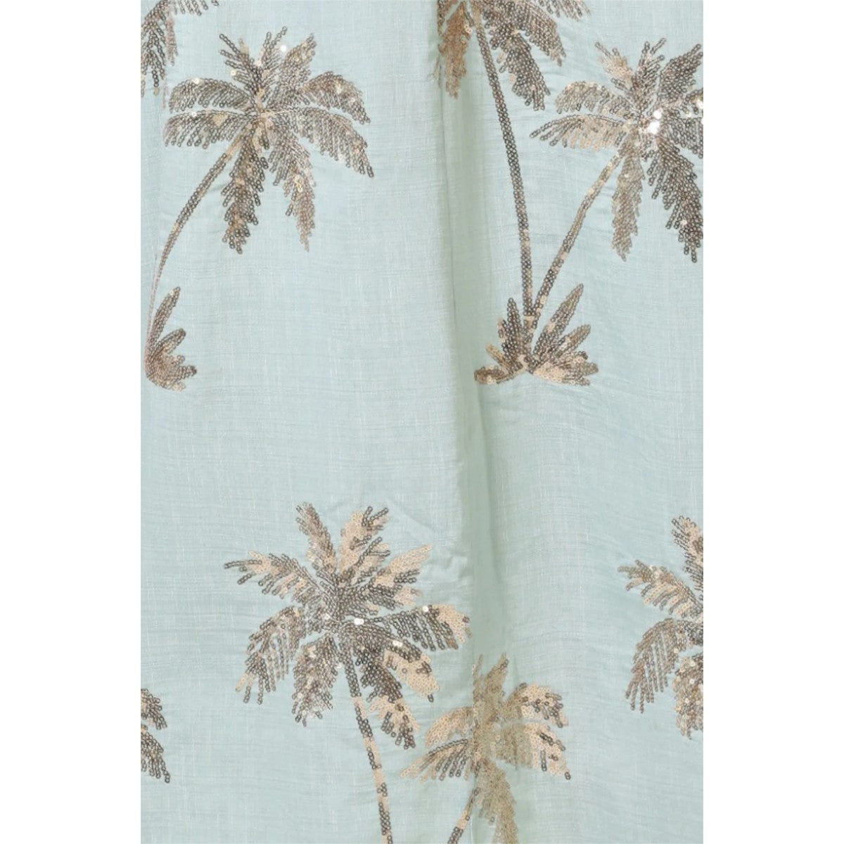 Traffic People Palms Of Gold Rene Dress In Pastel Blue