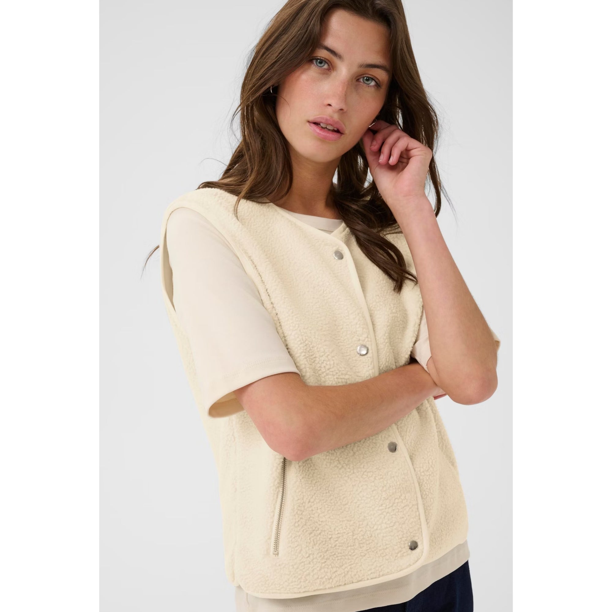 Part Two SignyPW Gilet Oatmeal 30310015