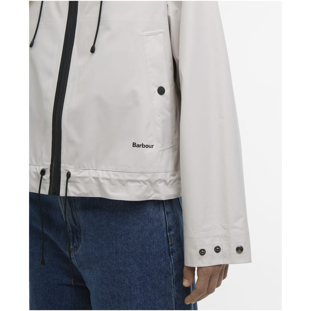 Barbour Thorpe Waterproof Jacket In Lilac Ash