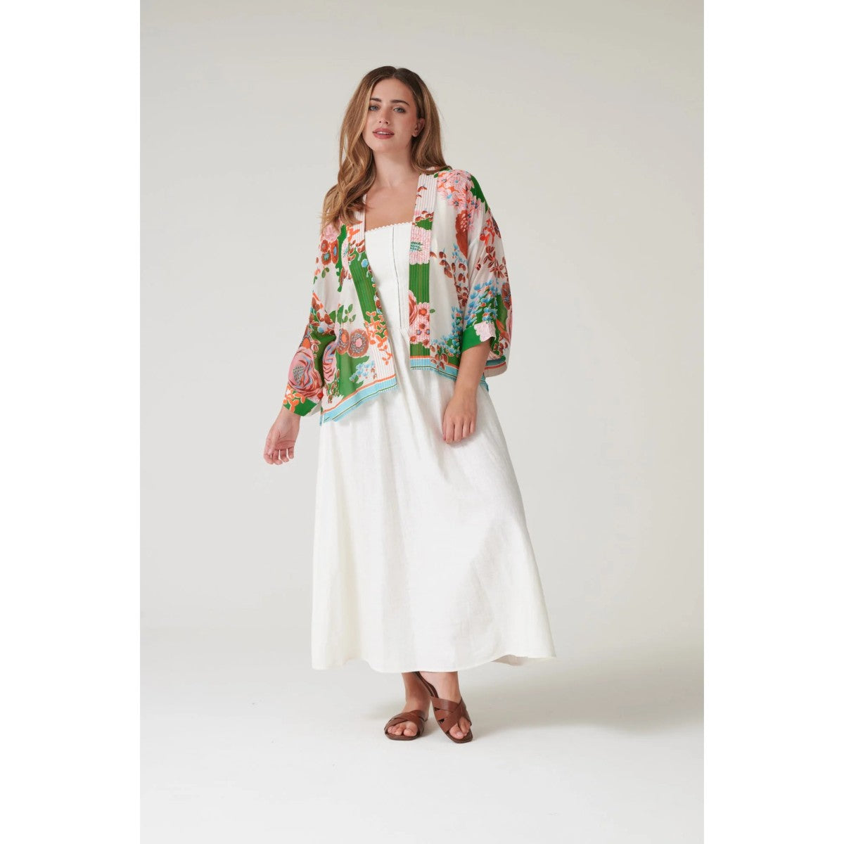 One Hundred Stars Kitsch Bouquet Kimono