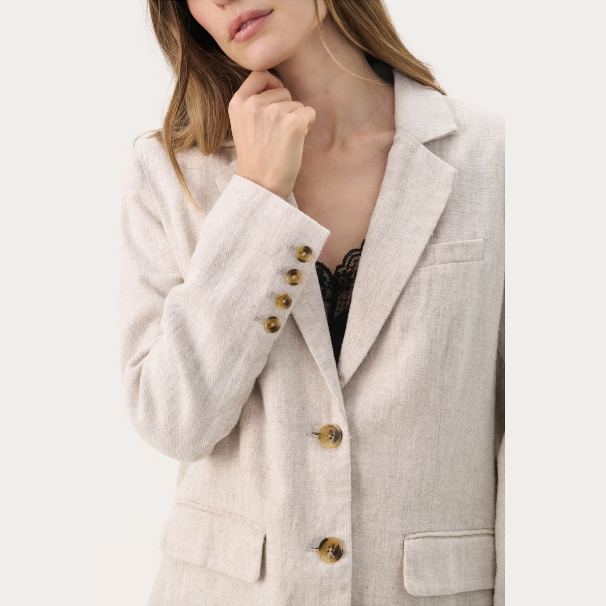 Part Two NikoletaPW Blazer in French Oak Malange 30309388