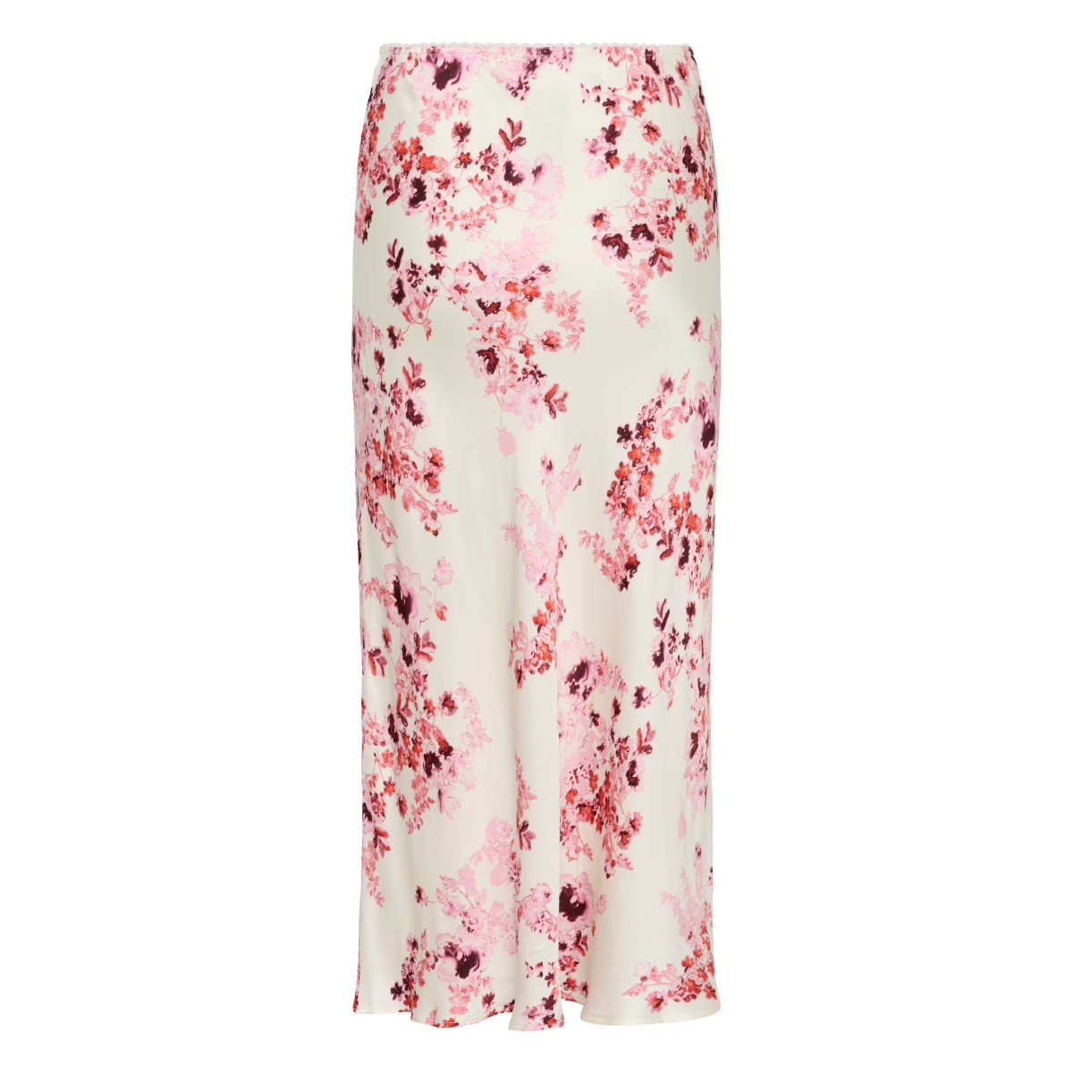 Part Two Laurina Midi Skirt In Pink Shadow Flower Print