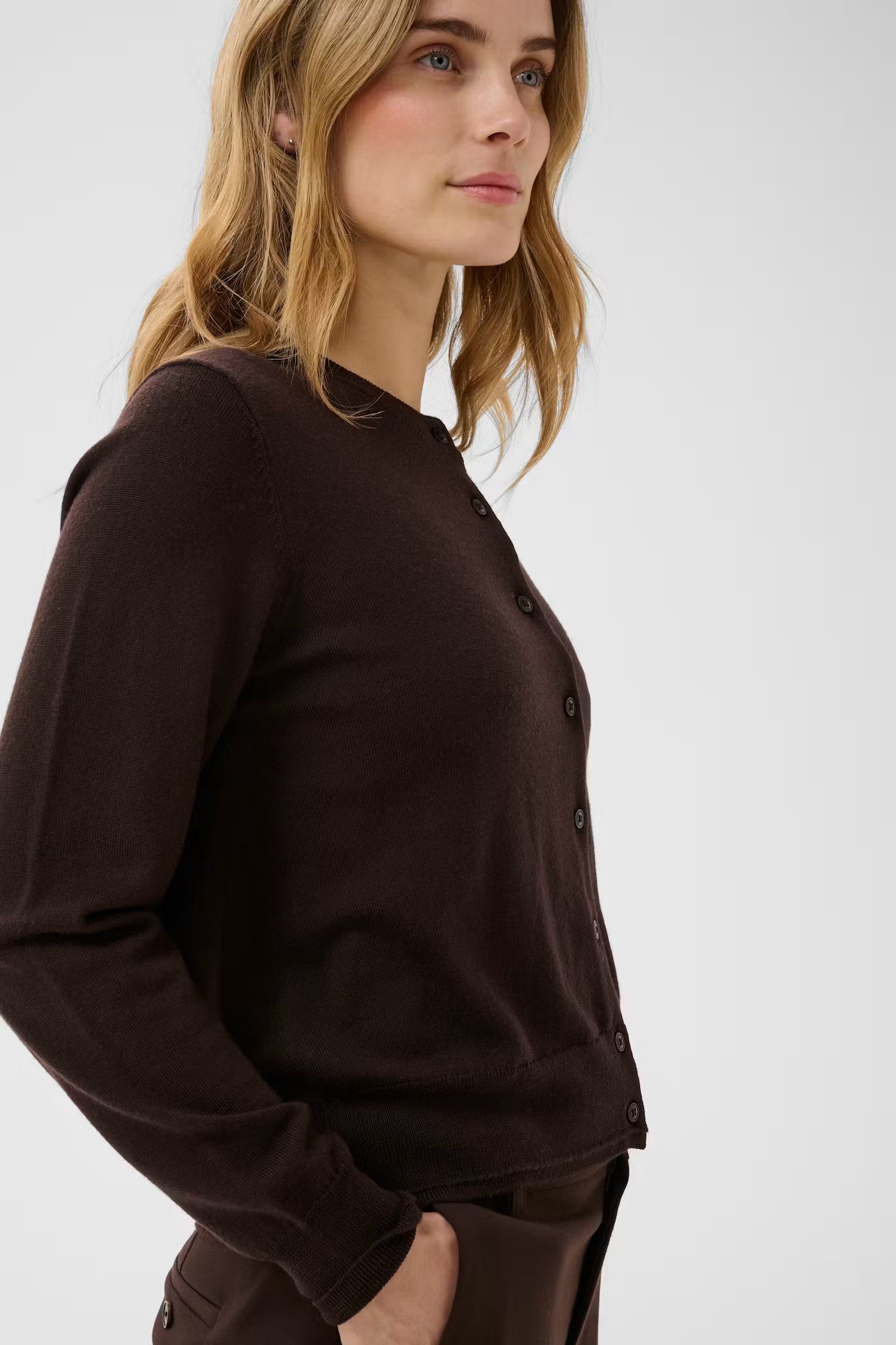 Part Two NoelaniPW Cardigan In Mole 30309793