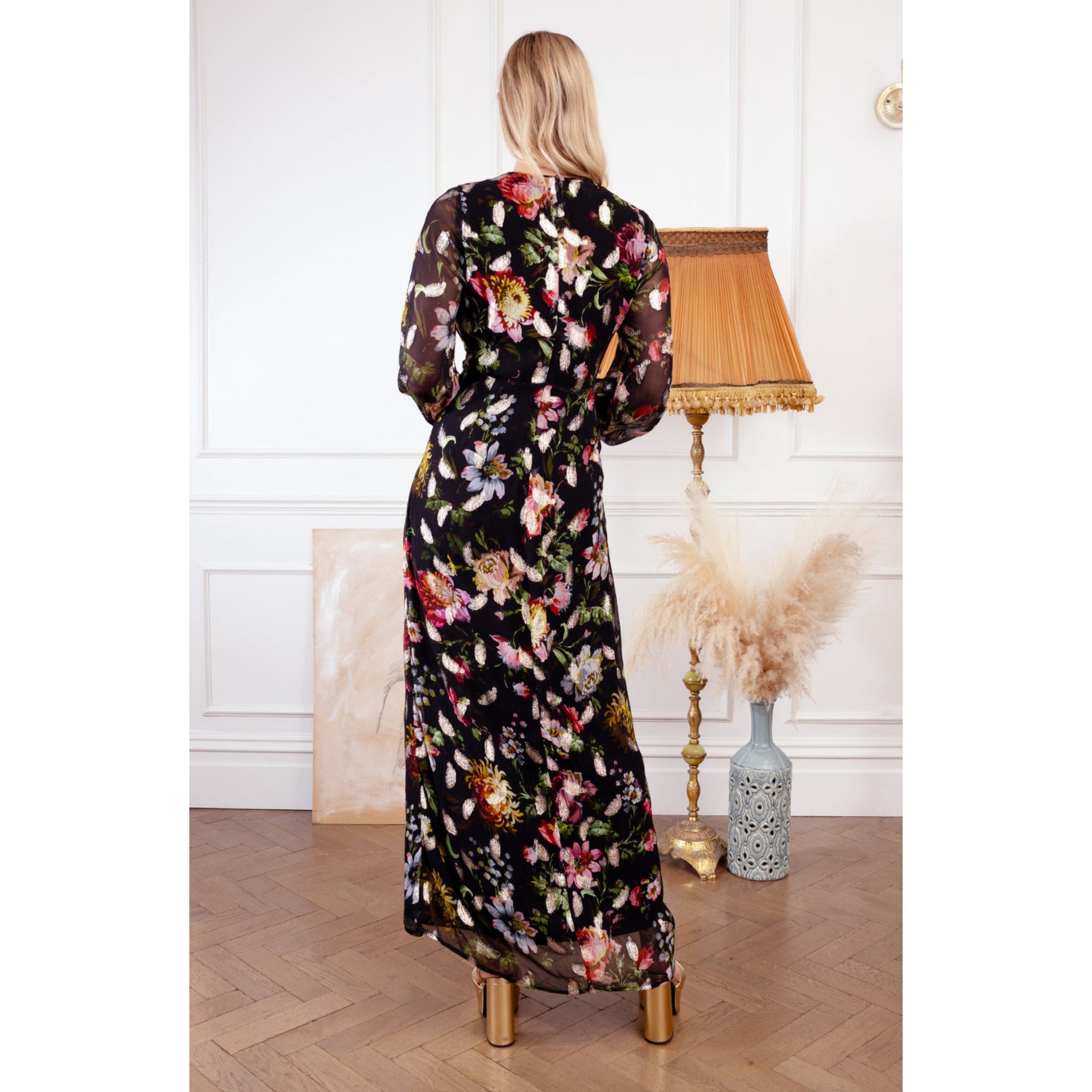 Hope &amp; Ivy The Dara Dress in Black 7318