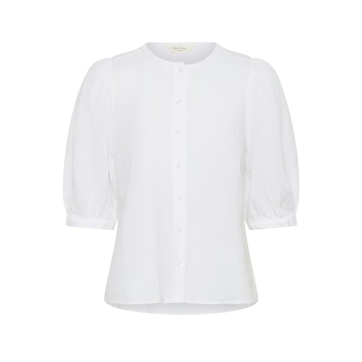 Part Two Azra Linen Blouse In Bright White